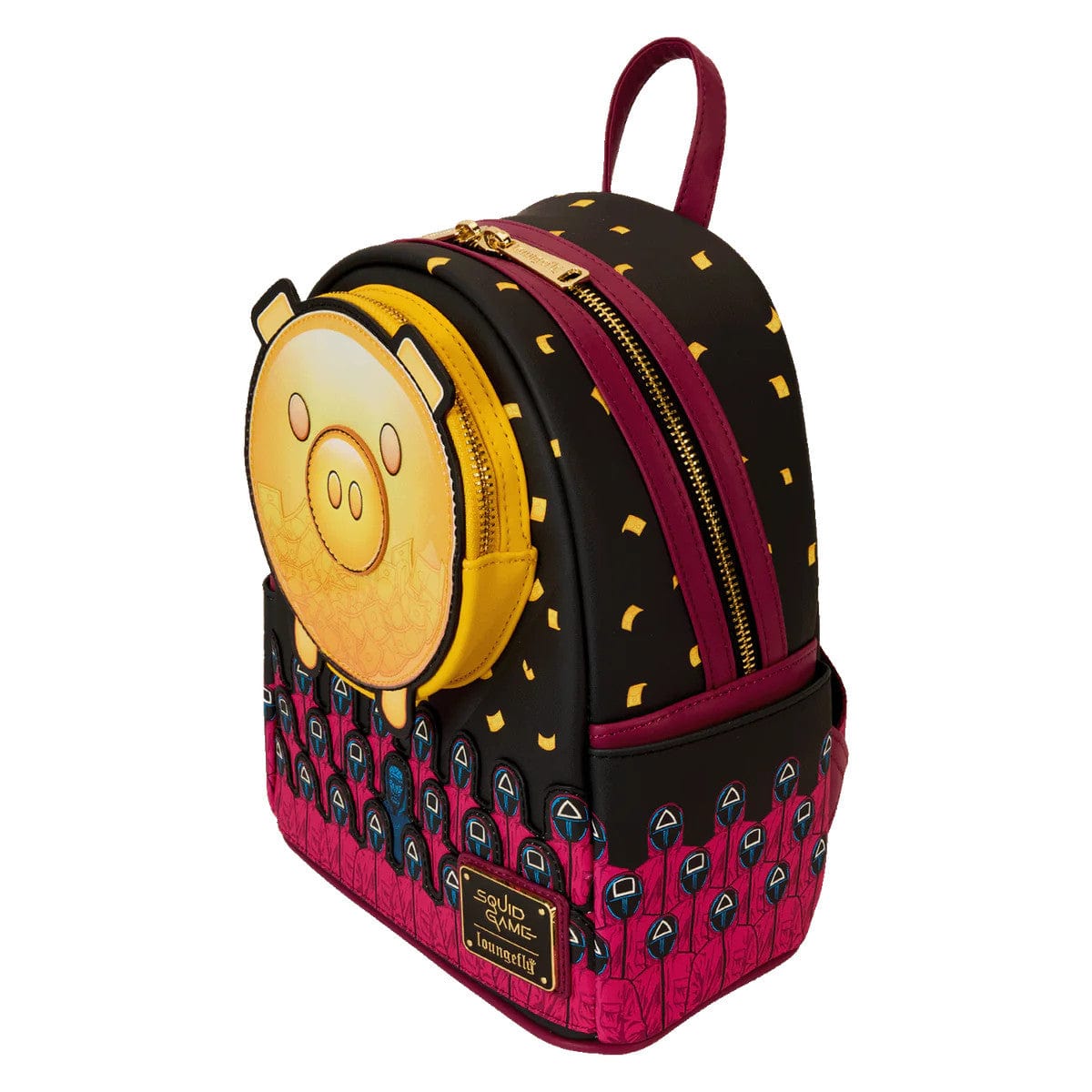Loungefly Piggy Bank Squid Game Mini Backpack