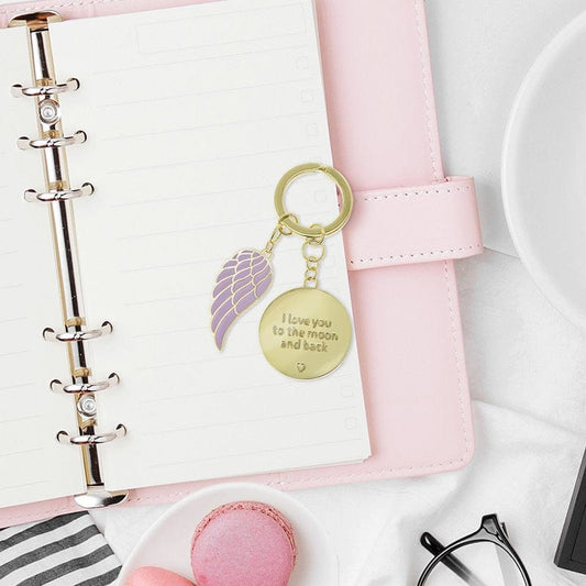 Love You To The Moon And Back Key Chain ANGK015