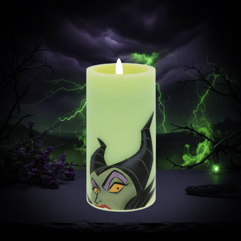 Maleficent Green LED Candle by Disney Home Fragrance