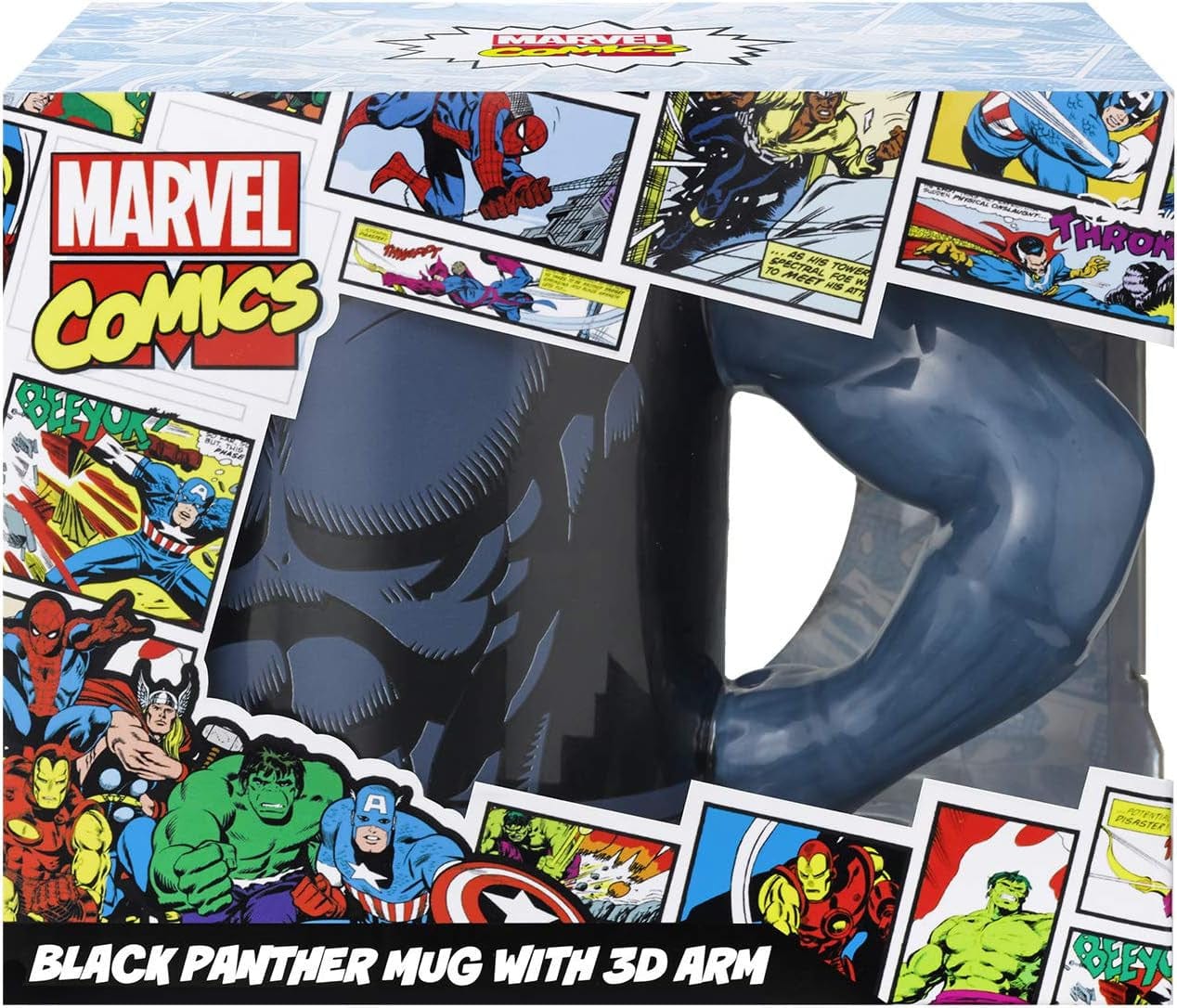Marvel Black Panther Mug With 3D Arm