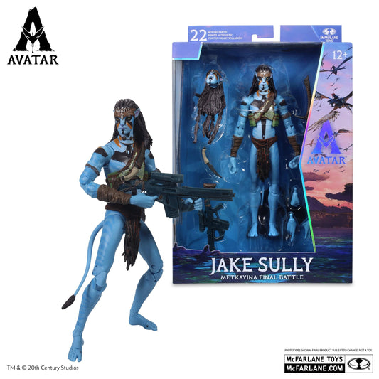 McFarlane Toys Avatar Jake Sully Metkayina Final Battle Avatar Fire & Ash