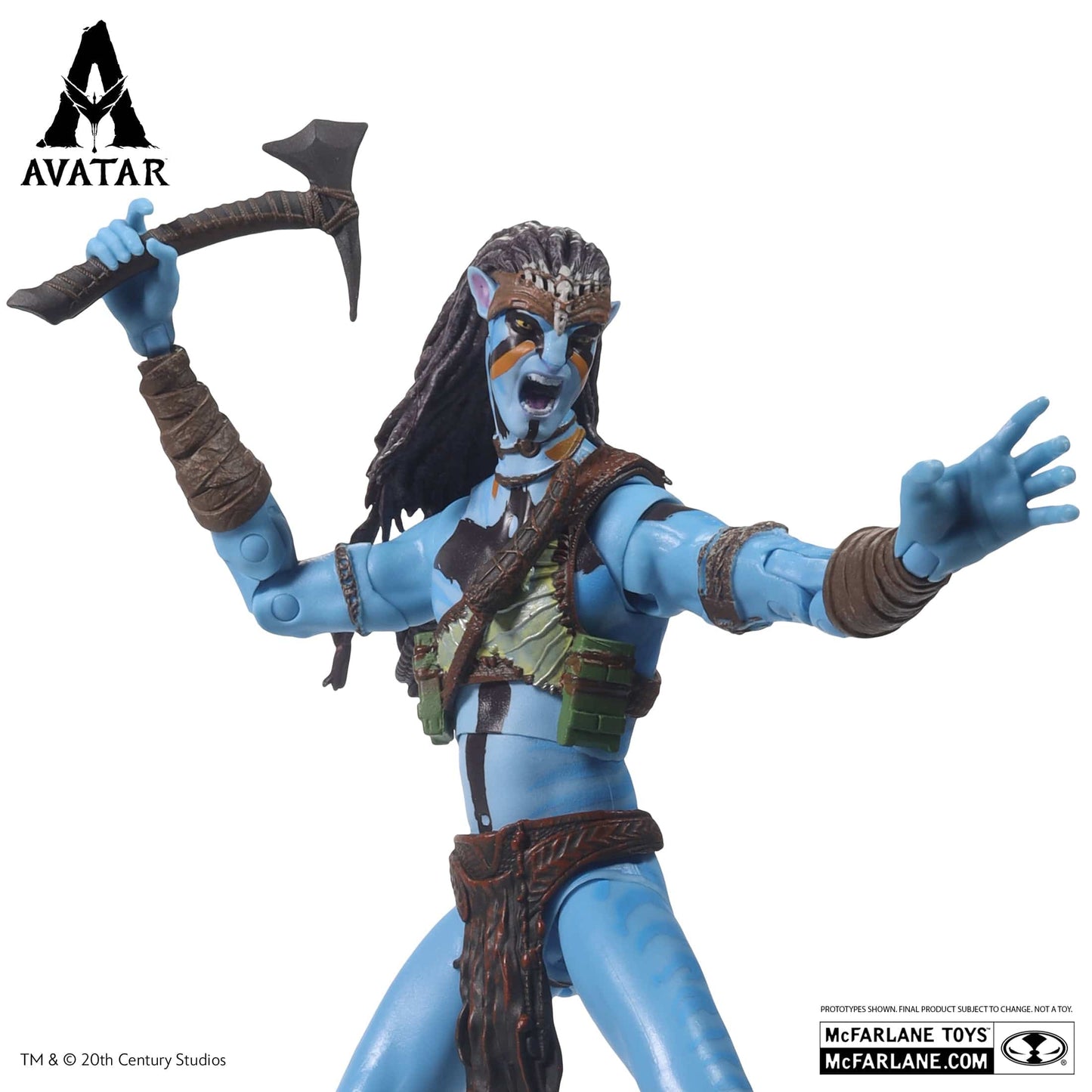 McFarlane Toys Avatar Jake Sully Metkayina Final Battle Avatar Fire & Ash
