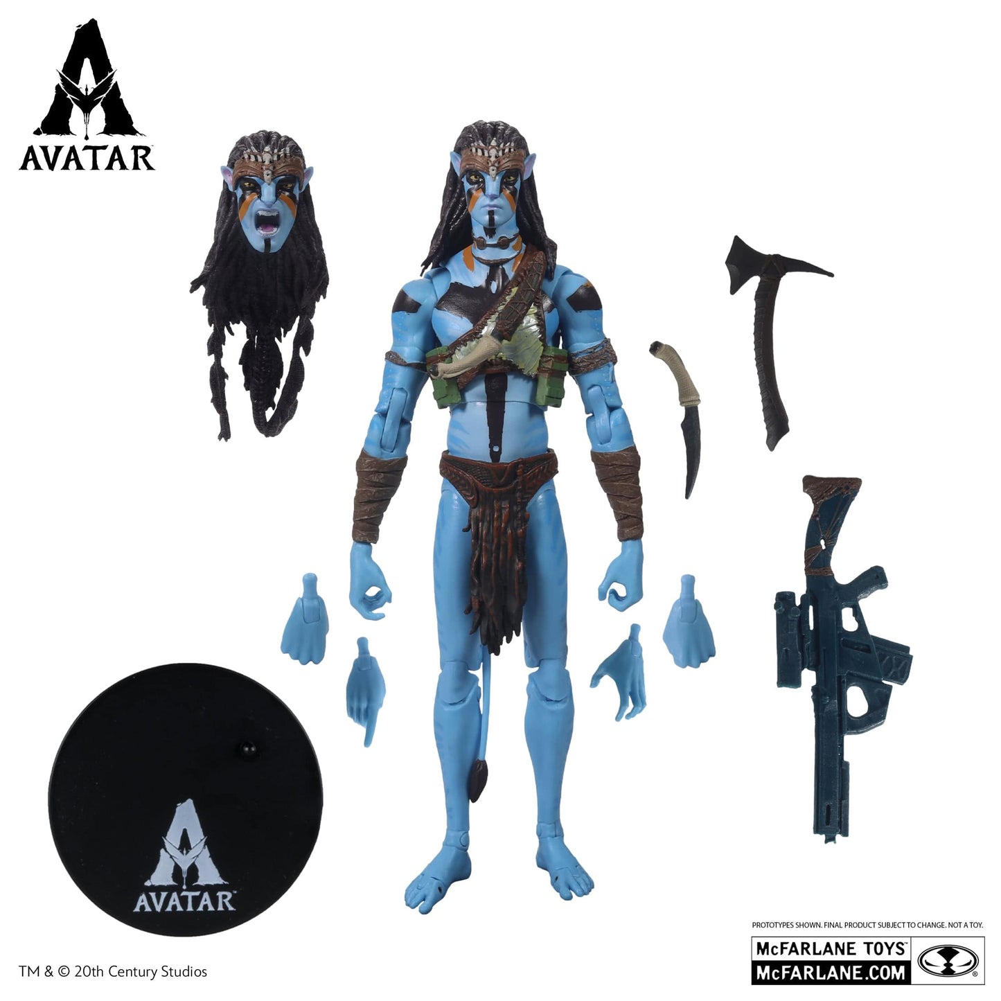 McFarlane Toys Avatar Jake Sully Metkayina Final Battle Avatar Fire & Ash