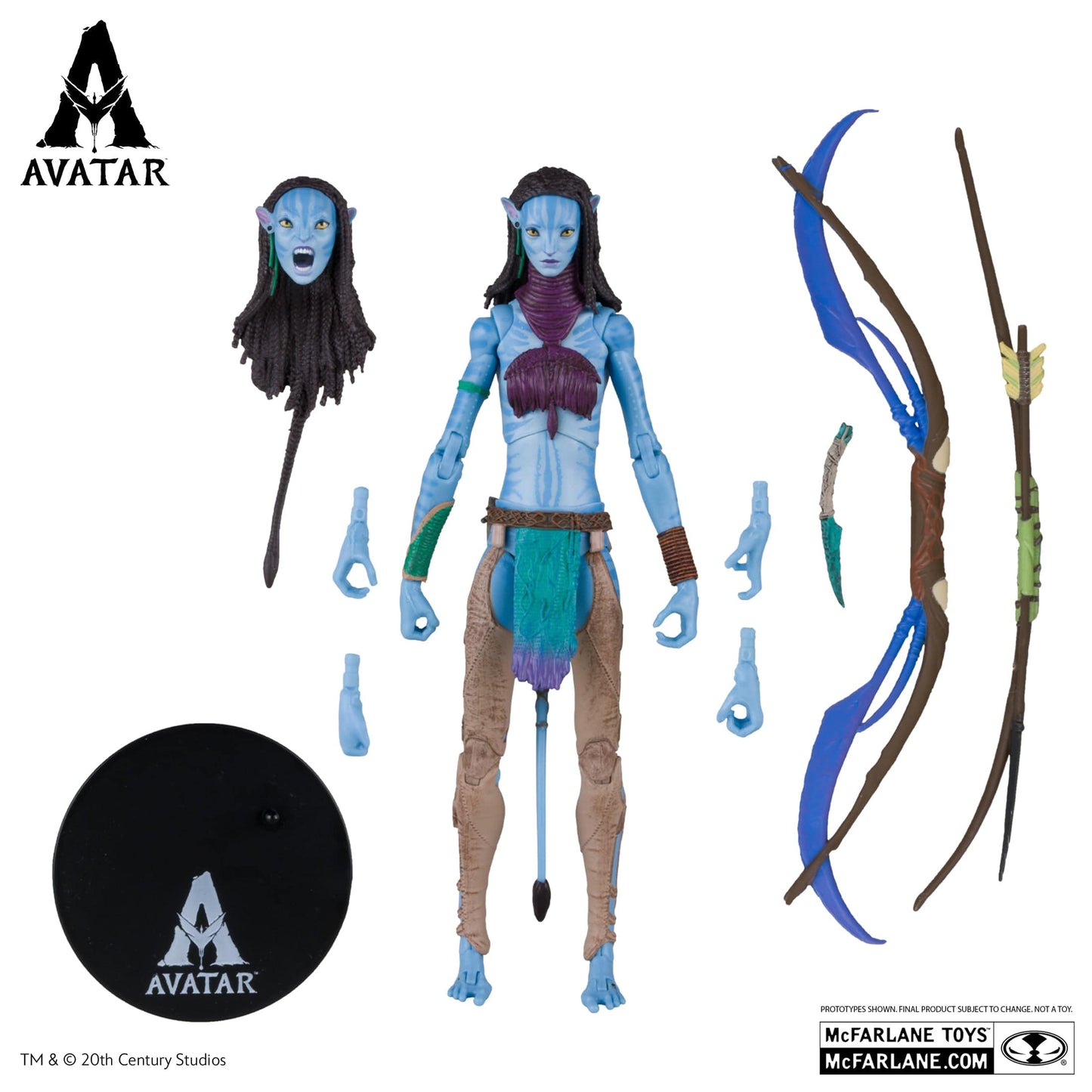McFarlane Toys Avatar Neytiri Omatikaya Warrior Avatar Fire & Ash
