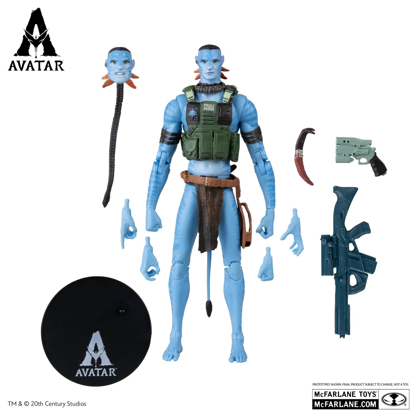 McFarlane Toys Avatar Quaritch Ash Recom Avatar Fire & Ash