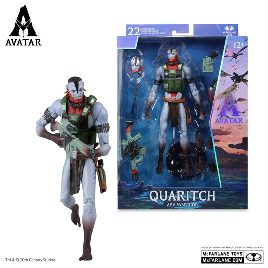 Mcfarlane Toys Avatar Quaritch Ash Warrior Avatyar Fire & Ash