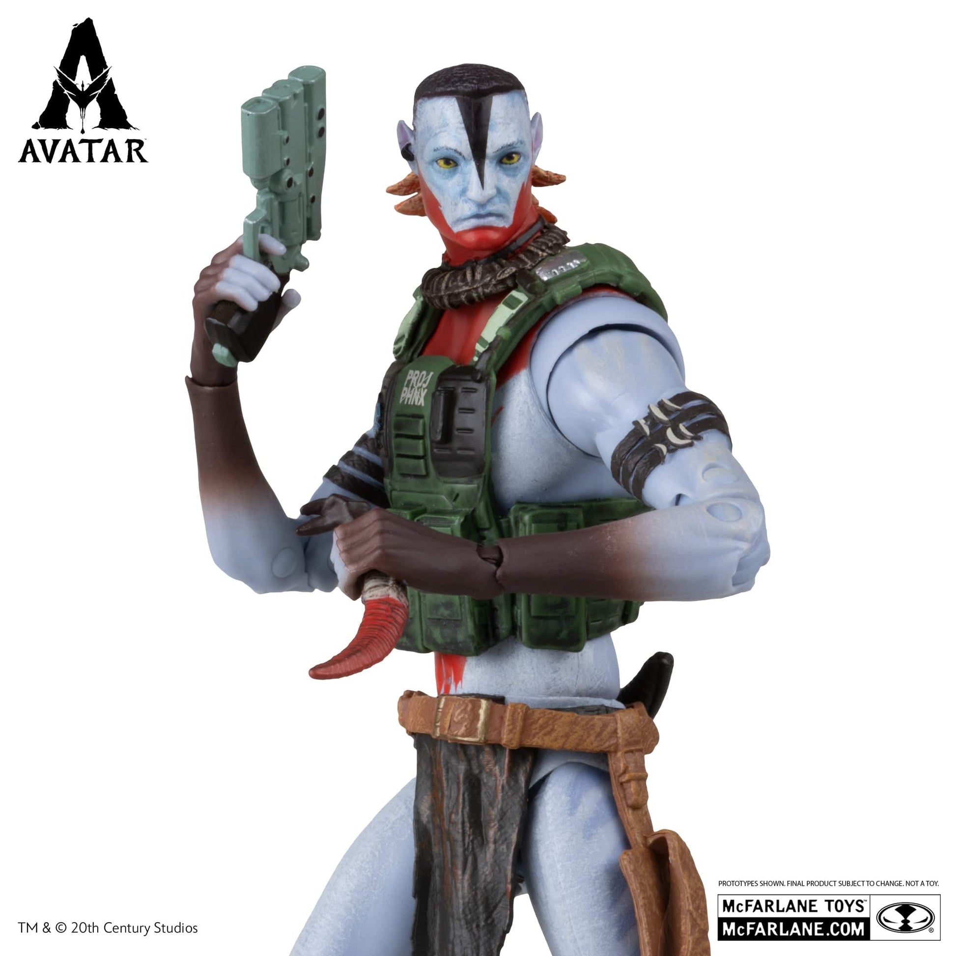 Mcfarlane Toys Avatar Quaritch Ash Warrior Avatyar Fire & Ash