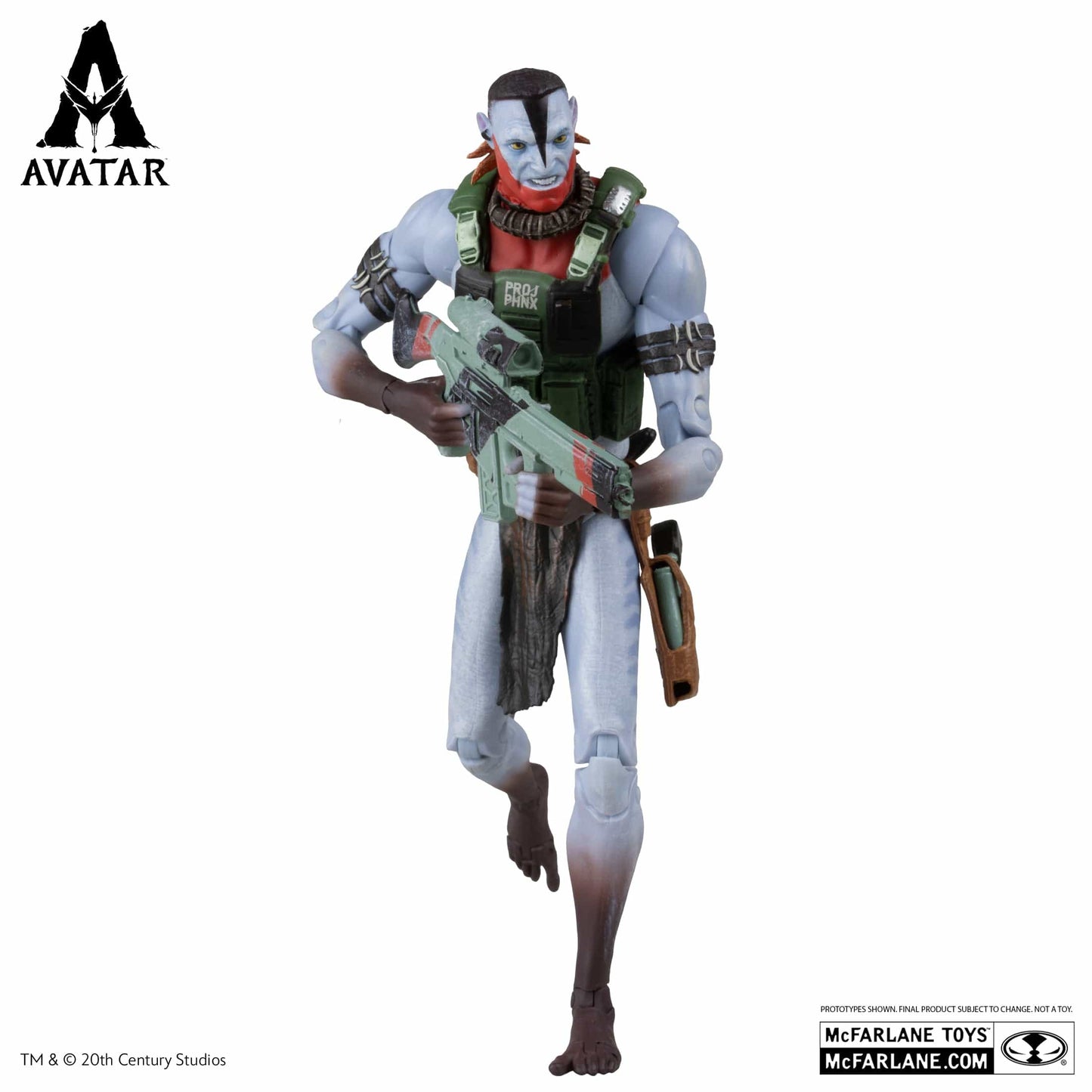 Mcfarlane Toys Avatar Quaritch Ash Warrior Avatyar Fire & Ash