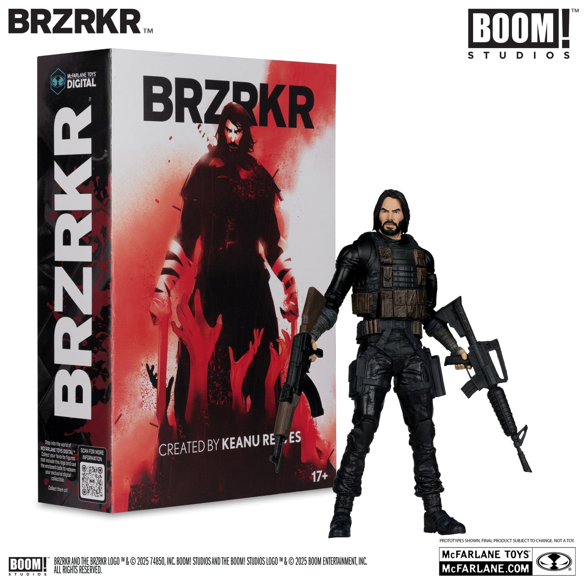 McFarlane Toys BRZRKR B Created by Keanu Reeves