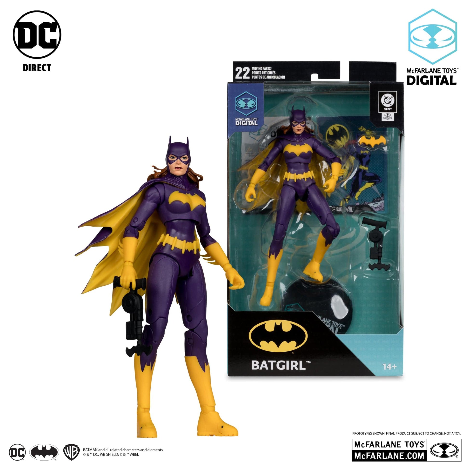 McFarlane Toys DC Direct Batgirl Purple Costume DC Classic
