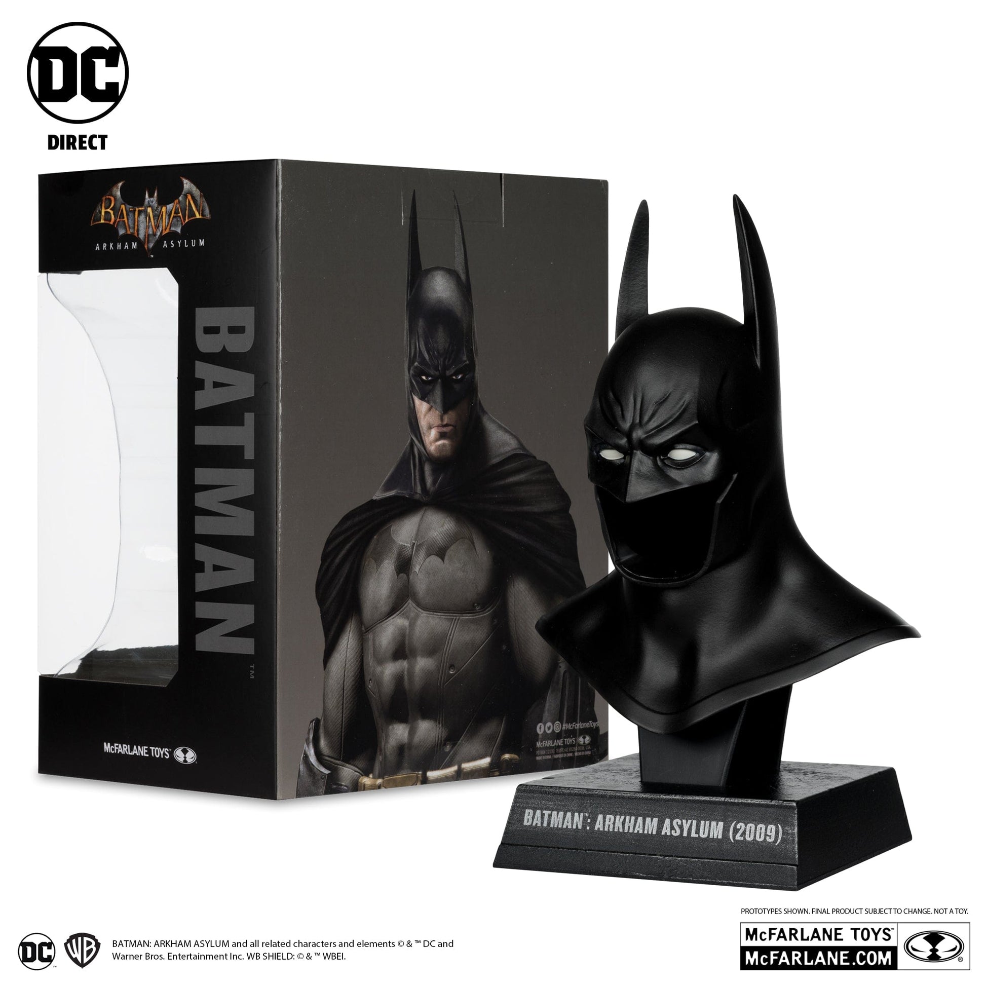 McFarlane Toys DC Direct Batman Arkham Asylum 1:3 Replica Cowl