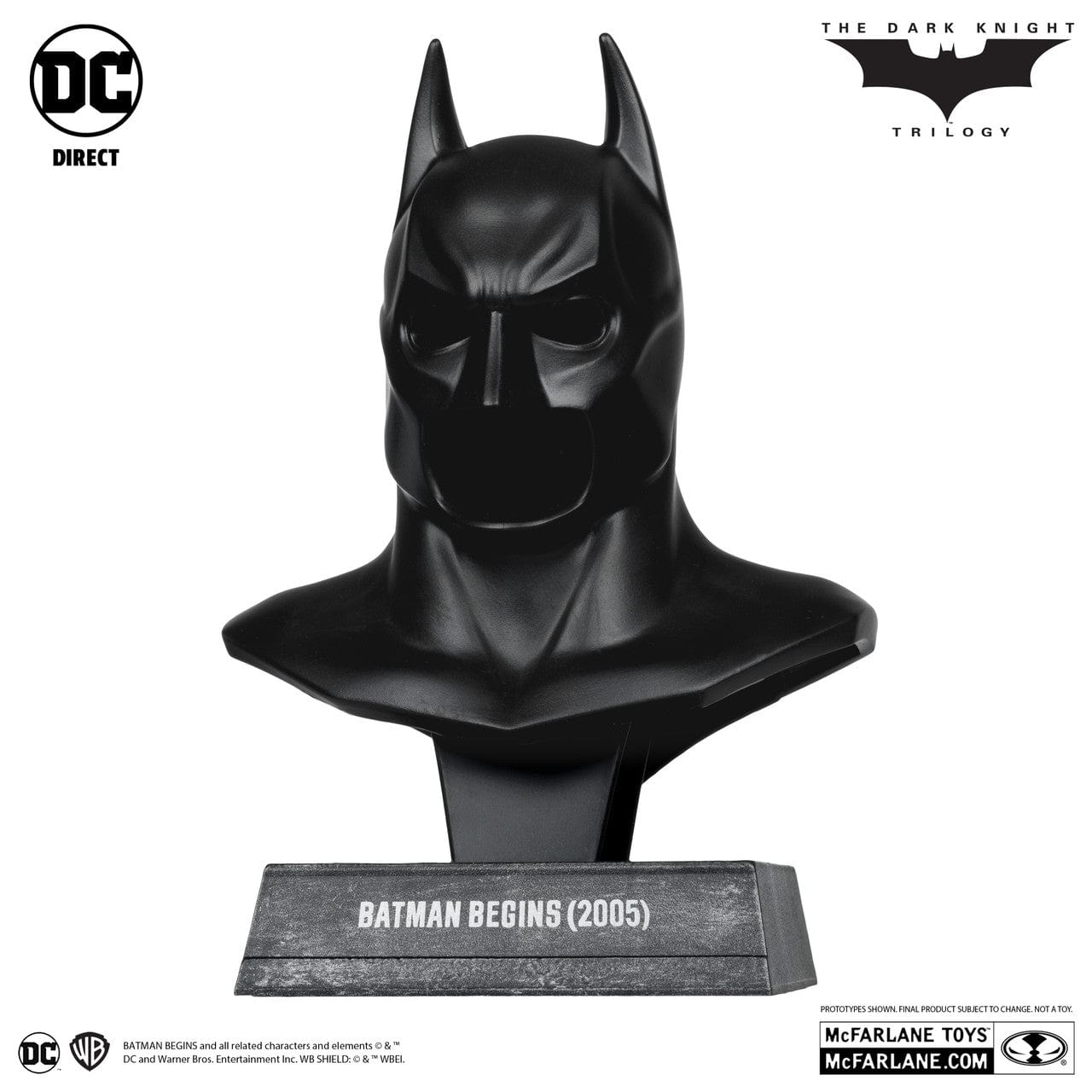 McFarlane Toys DC Direct Batman Begins 1:3 Scale replica Cowl