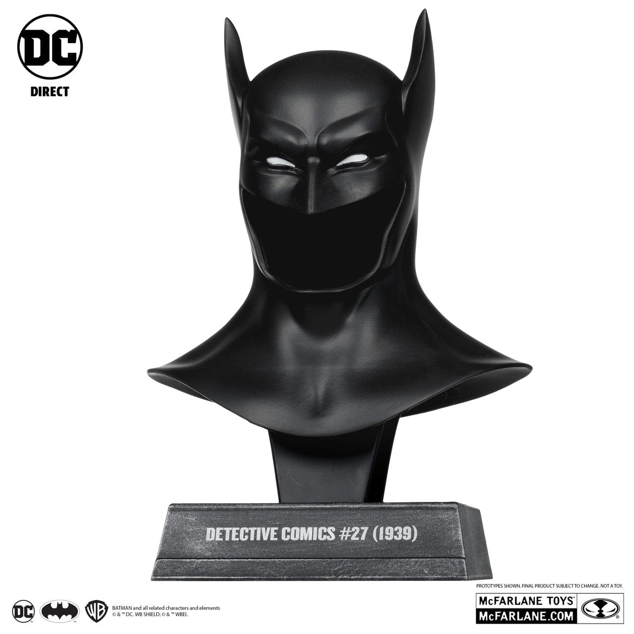 McFarlane Toys DC Direct Batman Detective Comics 1ST Appearance 1:3 Replica Cowl