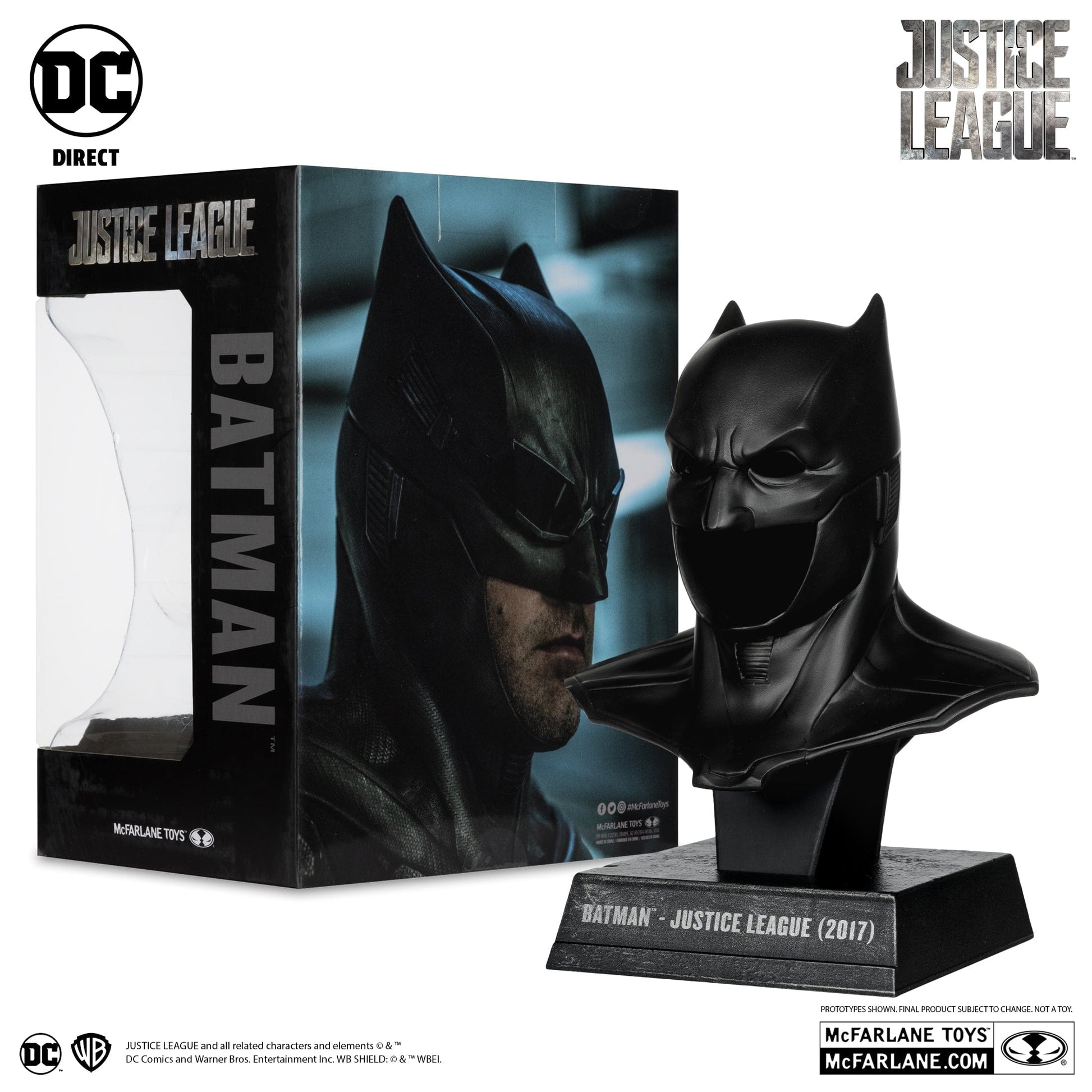 McFarlane Toys DC Direct Batman Justice League 1:3 Replica Cowl