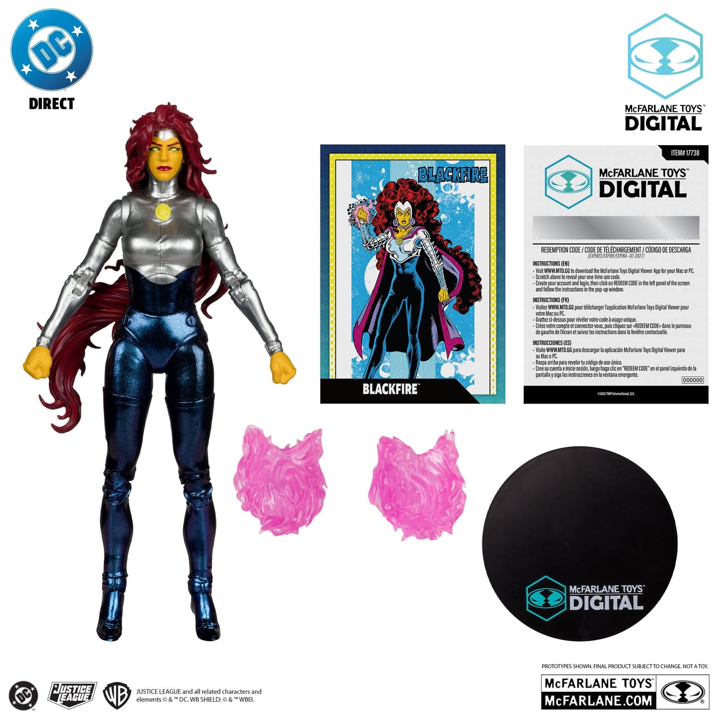 McFarlane Toys DC Direct Blackfire The New Teen Titans Action Figure
