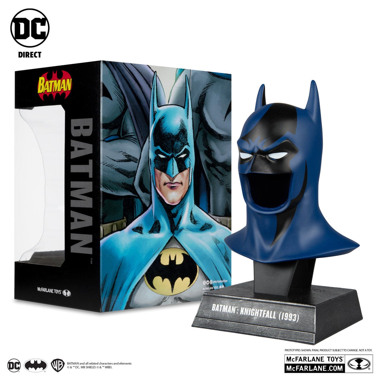 McFarlane Toys DC Direct Cowl Replica Batman Knightfall 1:3 Scale