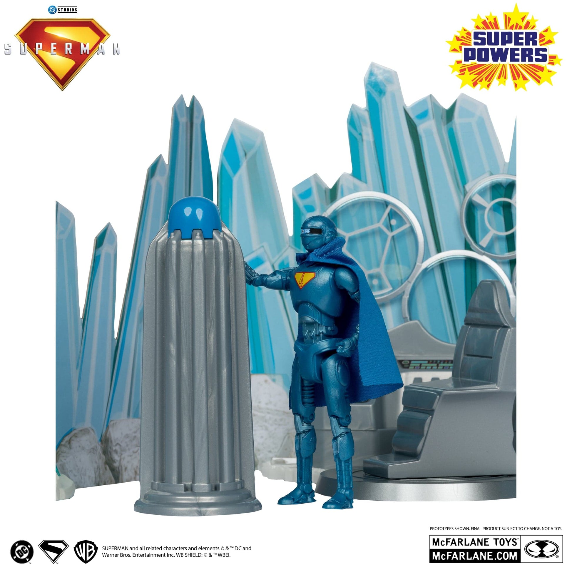 McFarlane Toys DC Direct Fortress Of Solitude With Robot