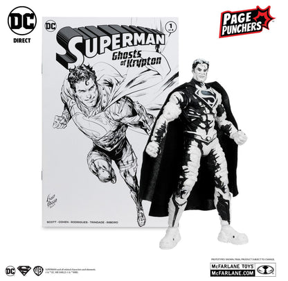 McFarlane Toys DC Direct Ghosts Of Krypton 4 Pack Sketch Edition Page Punchers
