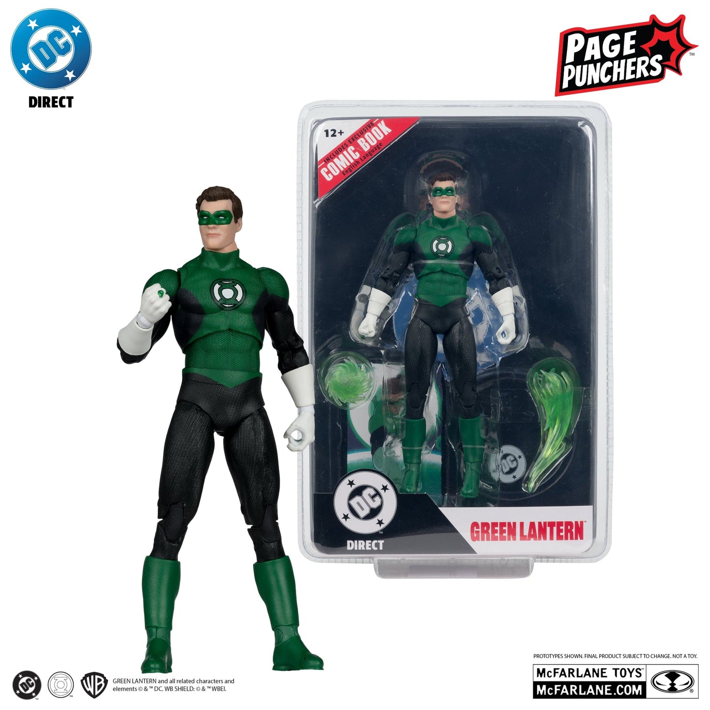McFarlane Toys DC Direct Hal Jordan Green Lantern Green Lanterns #48 Page Puncher Action figure