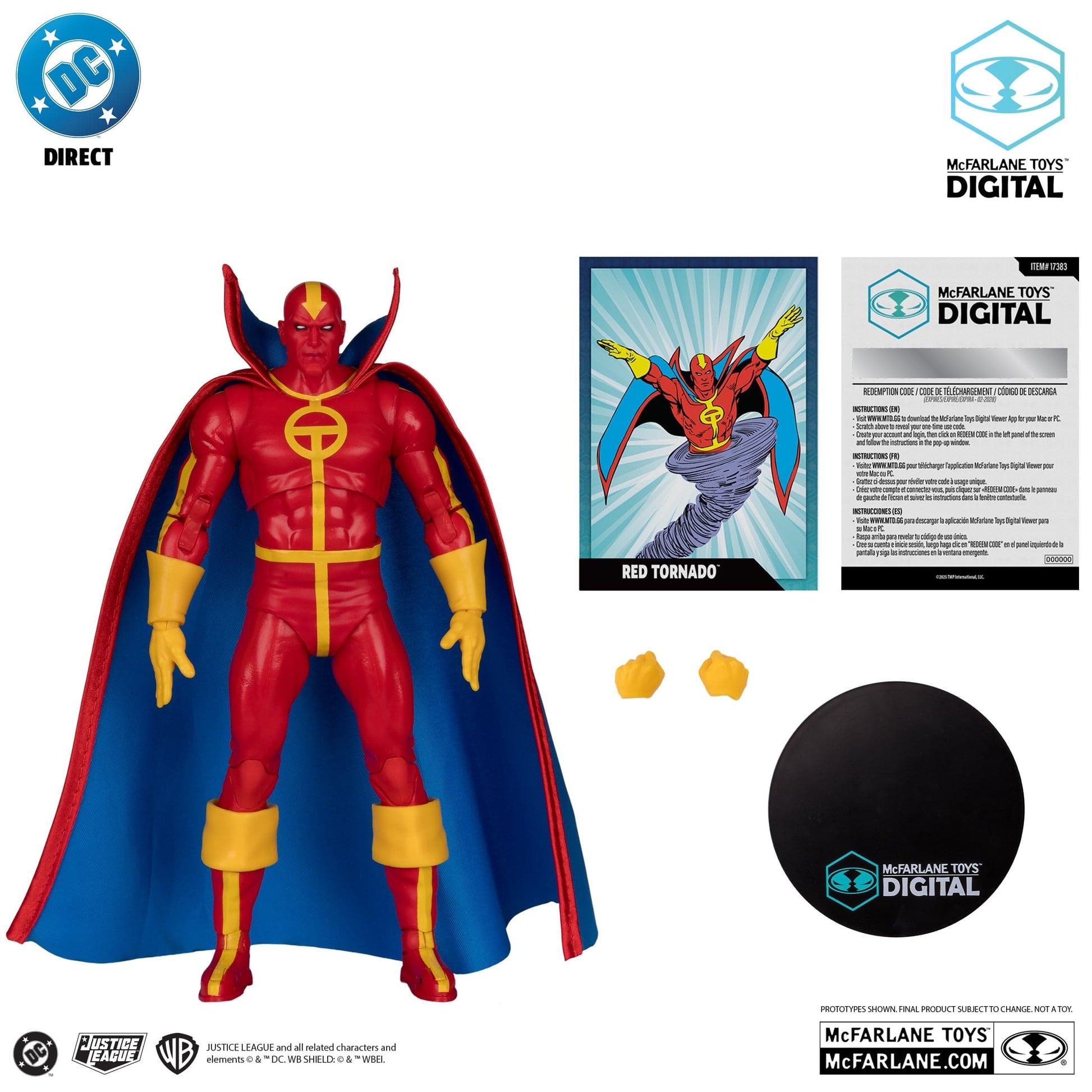 McFarlane Toys DC Direct Red Tornado DC The Bronze Age