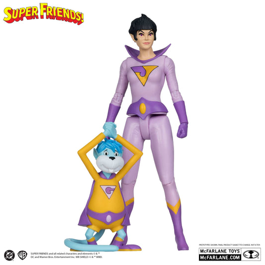 McFarlane Toys DC Direct Retro Jayna And Gleek Super Friends Action figures