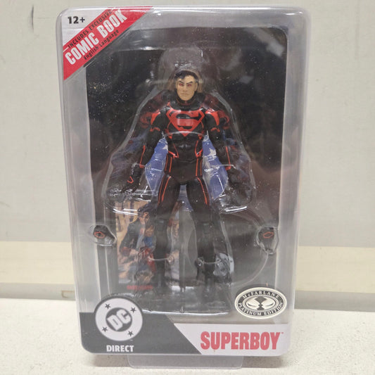 McFarlane Toys DC Direct Superboy Platinum Version Return Of Superman Page Puncher