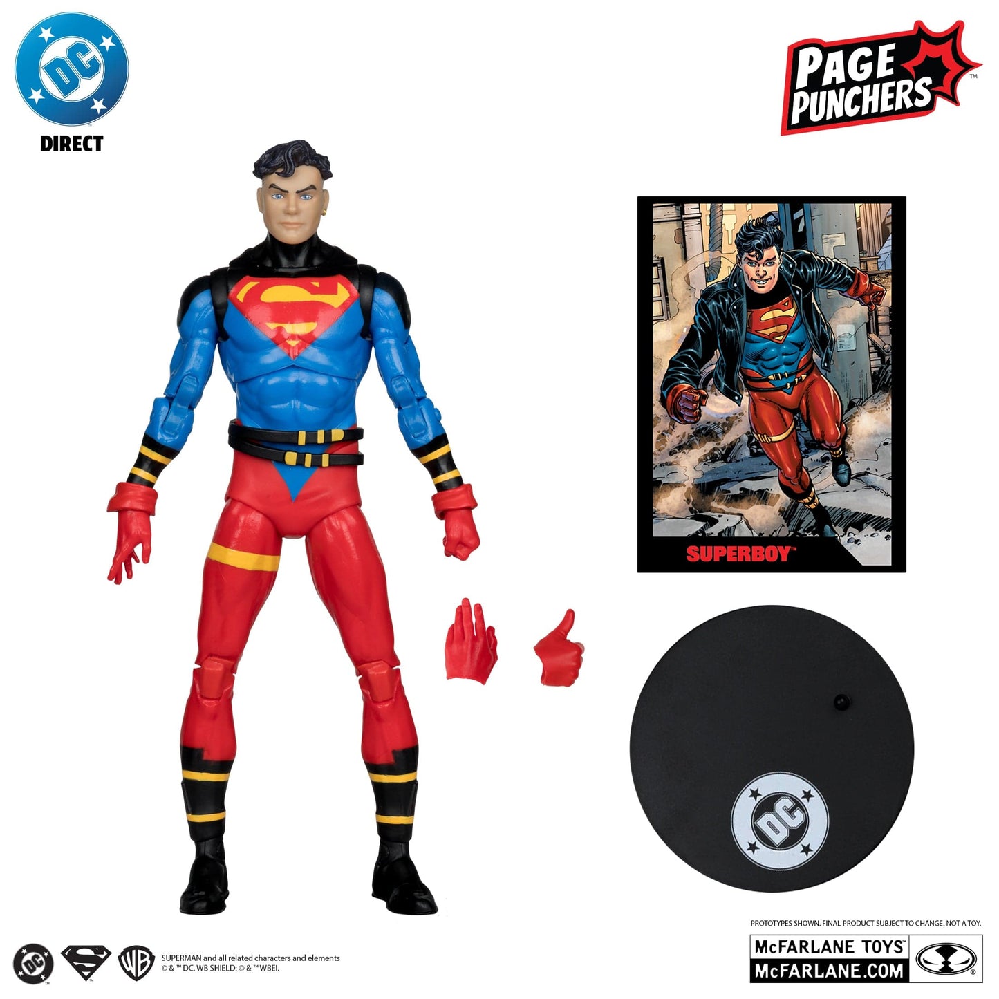McFarlane Toys DC Direct Superboy Return Of Superman Page Punchers
