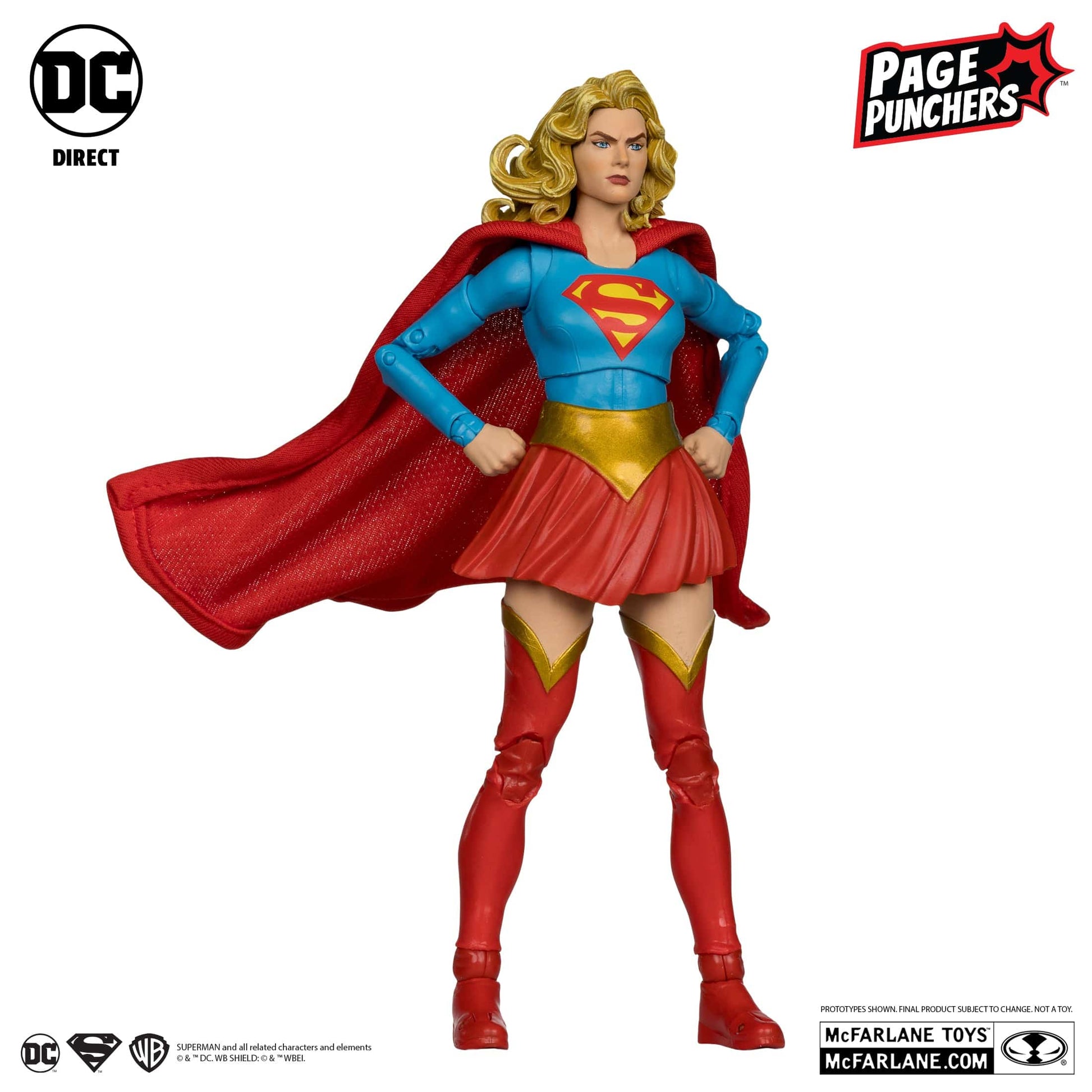 McFarlane Toys DC Direct Supergirl Woman Of Tomorrow With Comic Page Puncher