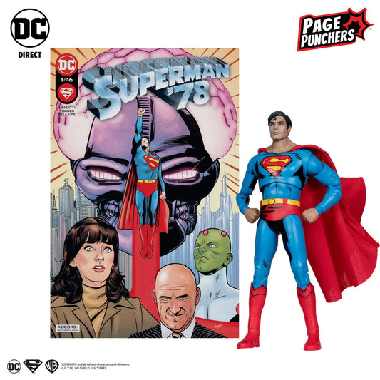 McFarlane Toys DC Direct Superman 78 With Comic Page Puncher