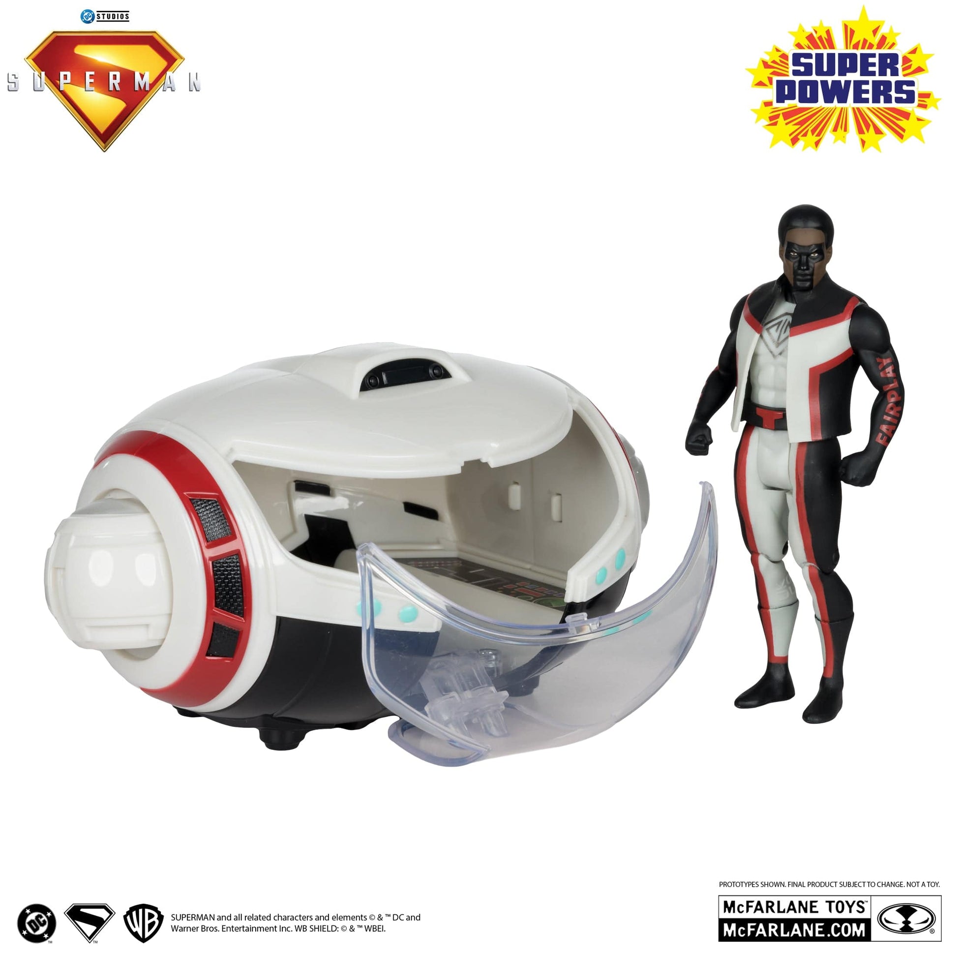 McFarlane Toys DC Direct T-Craft With Mr. Teriffic Superman Movie Super Powers