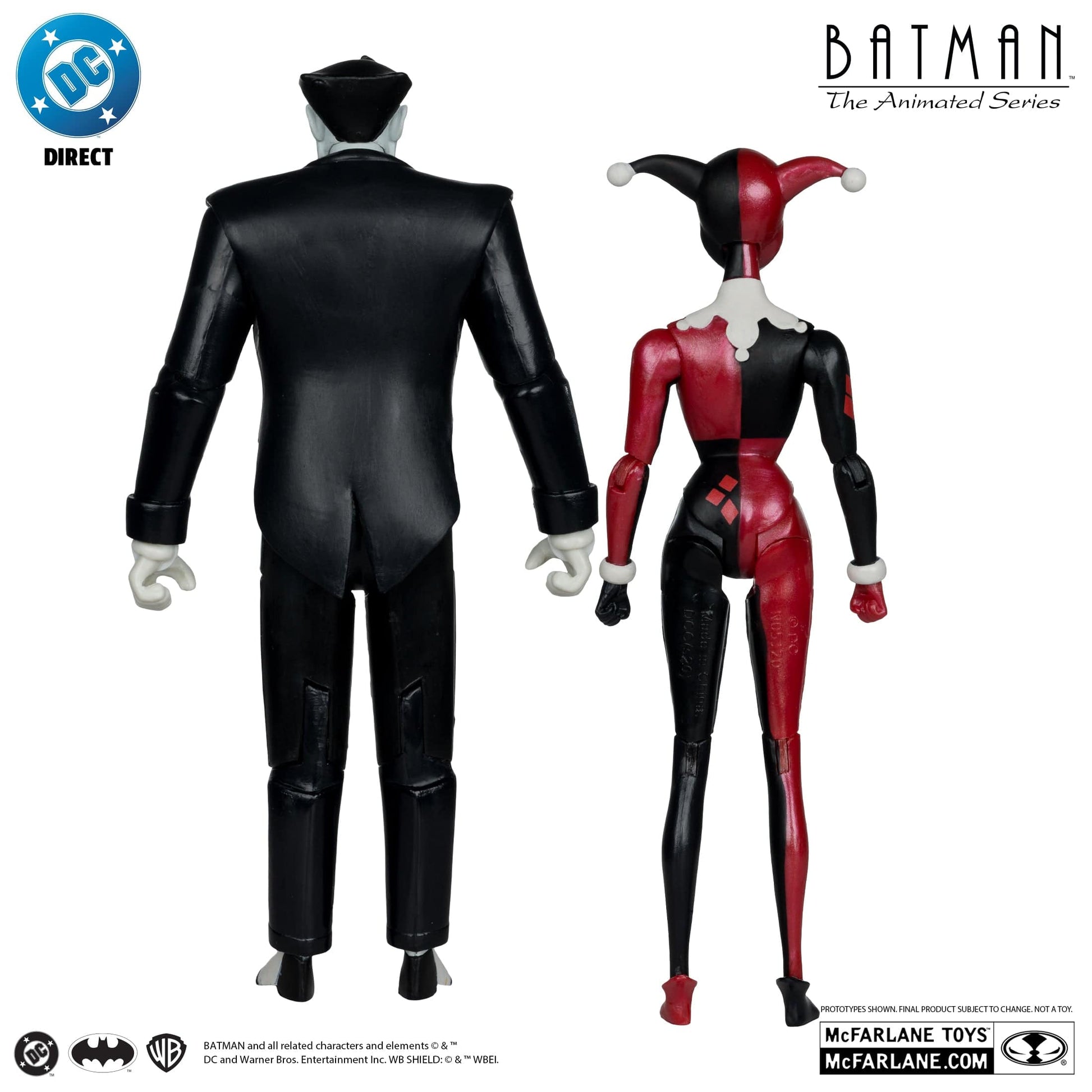 McFarlane Toys DC Direct The Joker & Harley Quinn Mad Love 2 Pack Batman The Animated Series Action Figures