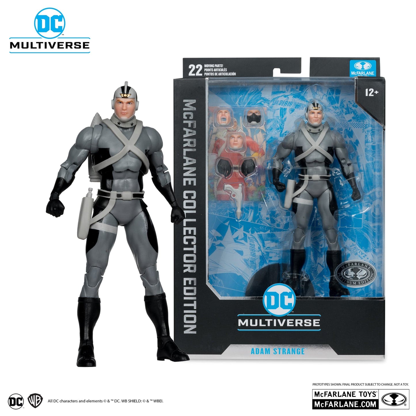 McFarlane Toys DC Multiverse Adam Strange Strange Adventures Platinum Version