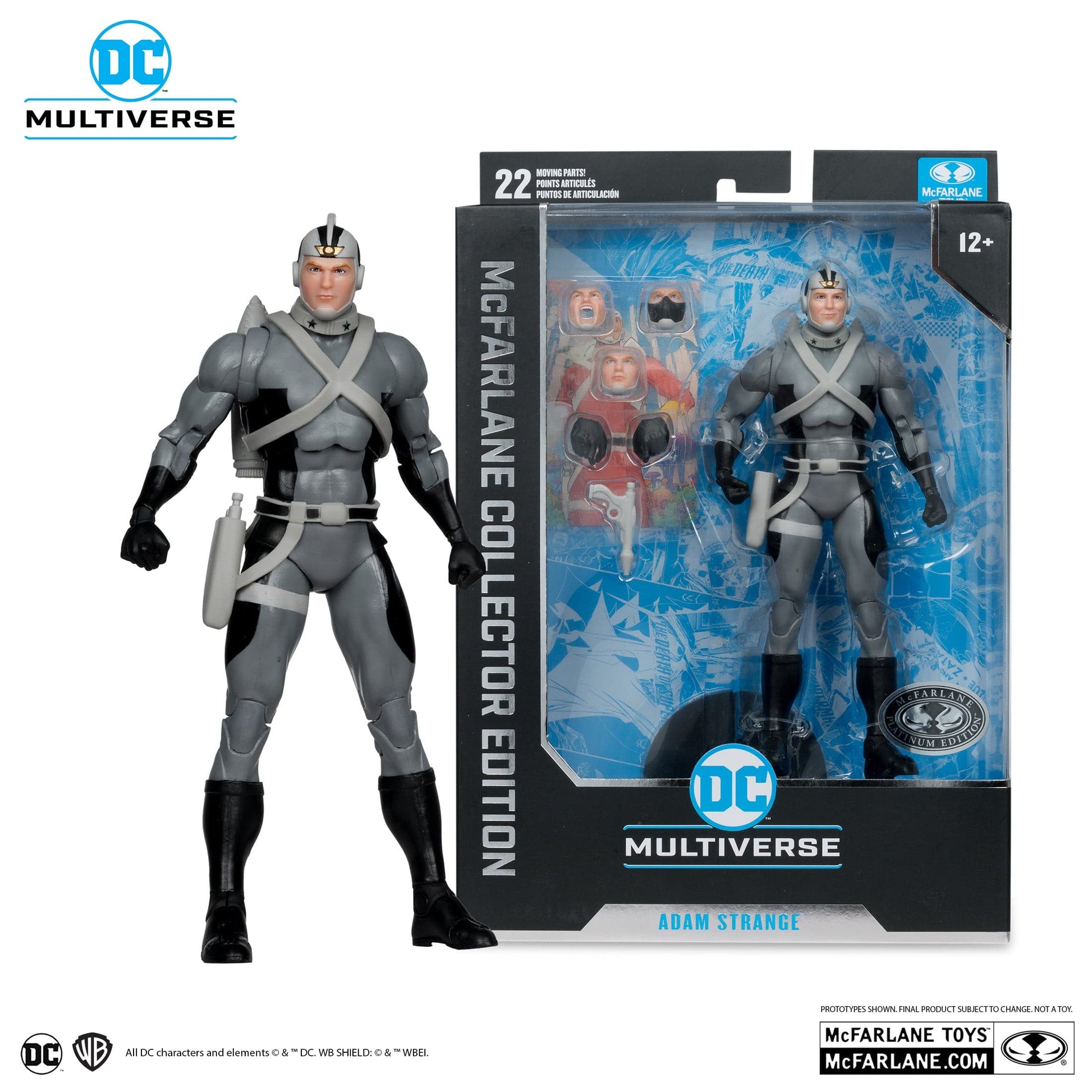McFarlane Toys DC Multiverse Adam Strange Strange Adventures Platinum Version