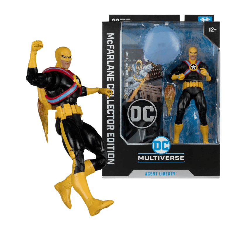 McFarlane Toys DC Multiverse Agent Liberty Figure Panic In The Sky Collector's Edition