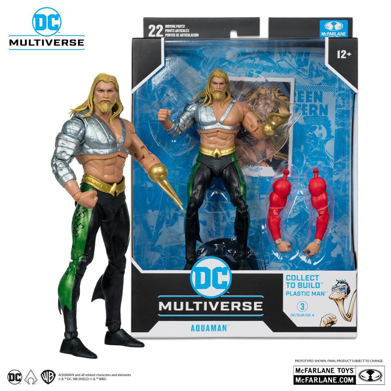 McFarlane Toys DC Multiverse Aquaman JLA Justice League of America Build-a-fig