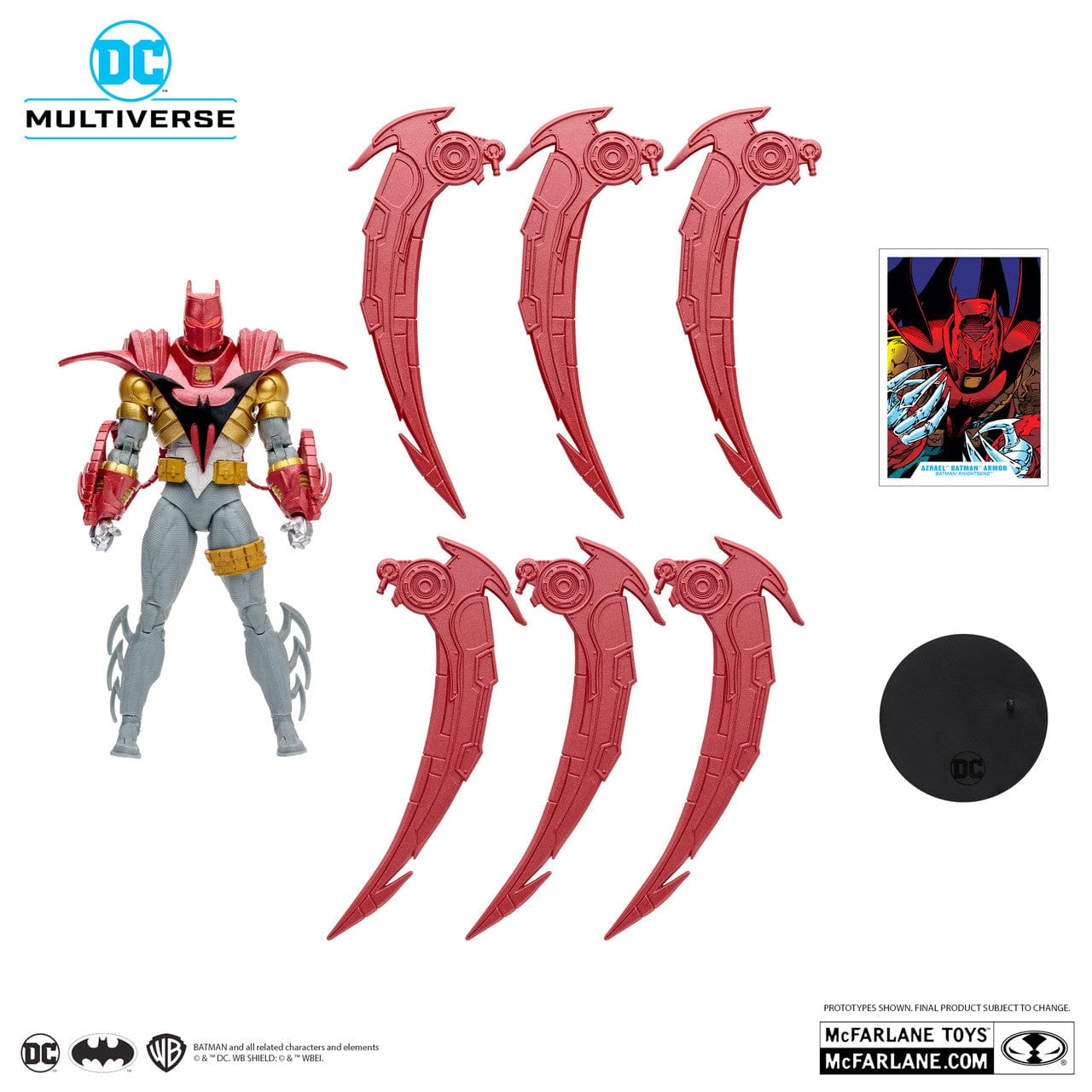 McFarlane Toys DC Multiverse Azrael Batman Armour Knightsend