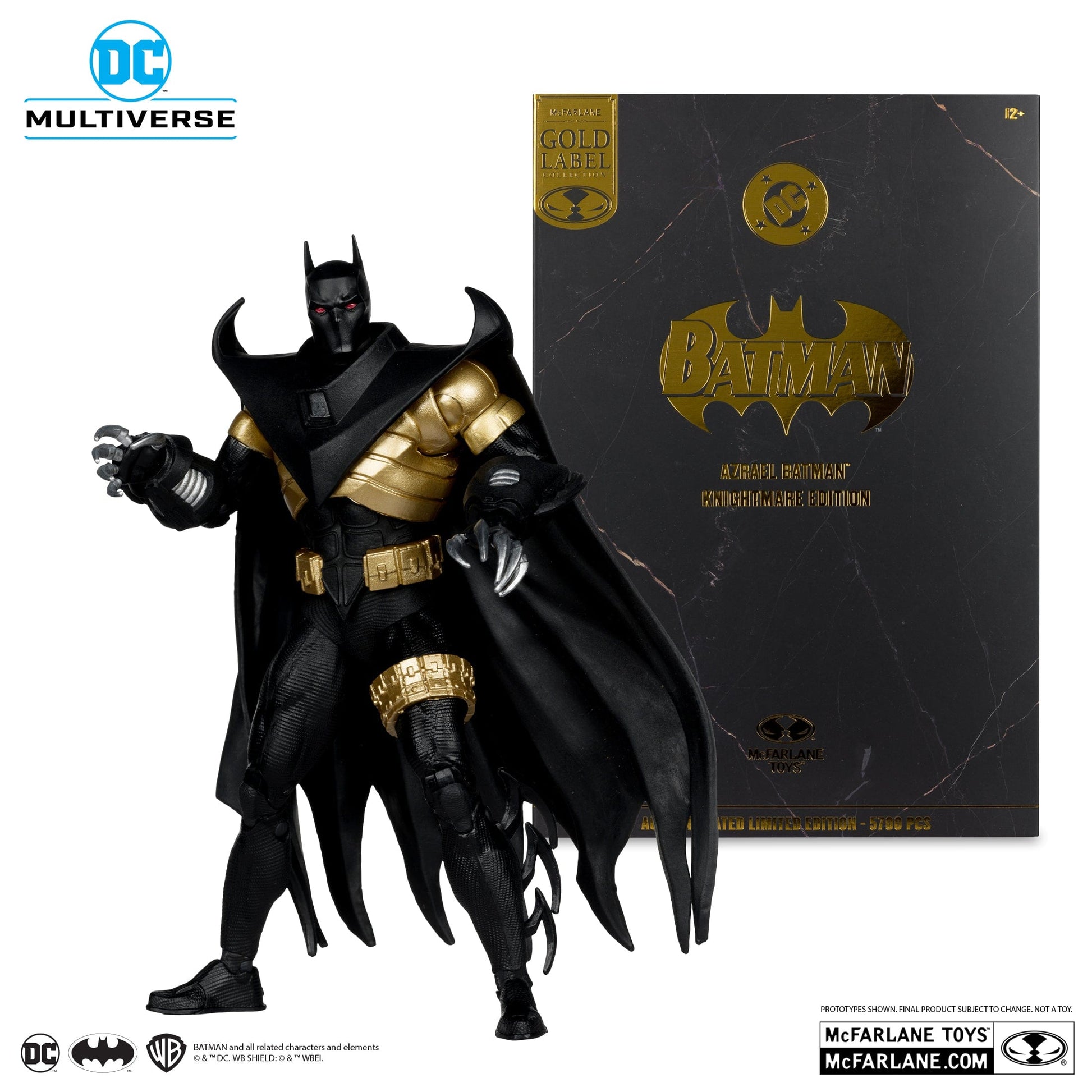 McFarlane Toys DC Multiverse Azrael Batman Knightfall Knightmare edition
