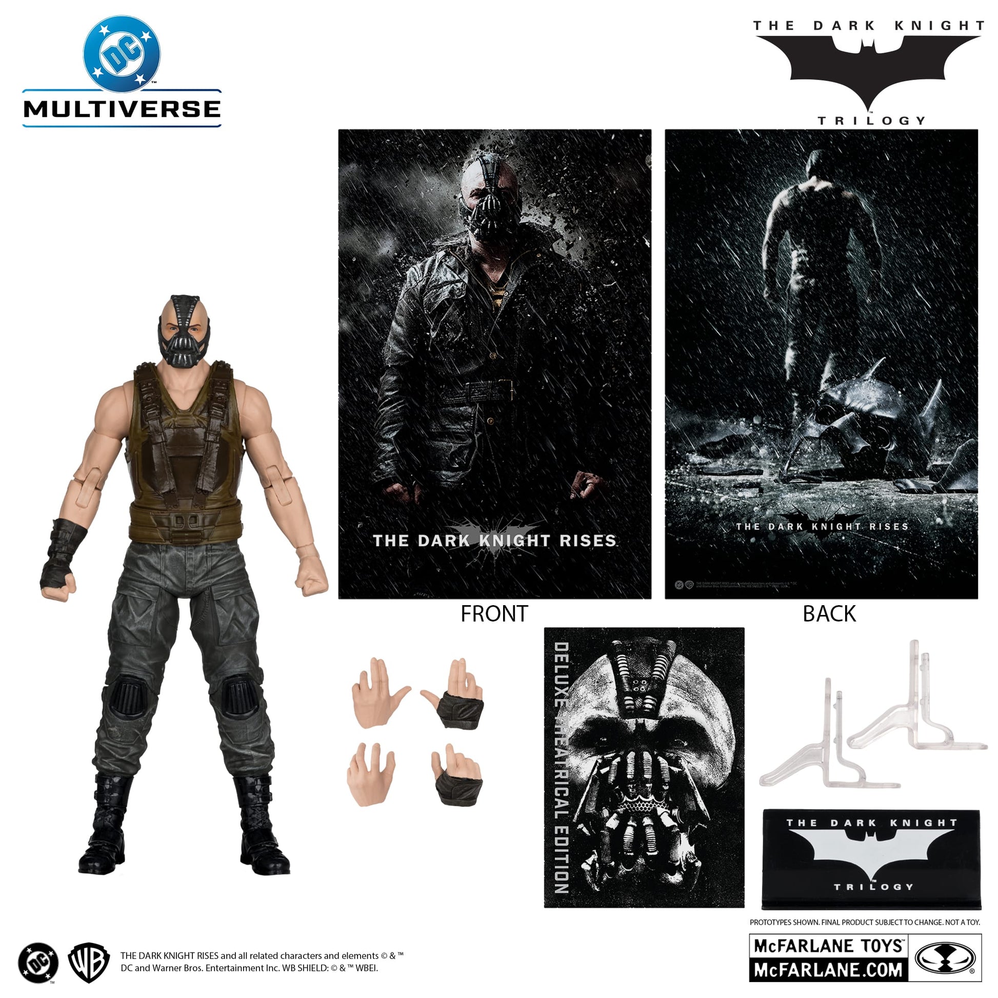 McFarlane Toys DC Multiverse Bane Dark Knight Rises Deluxe Theatrical Edition Figure