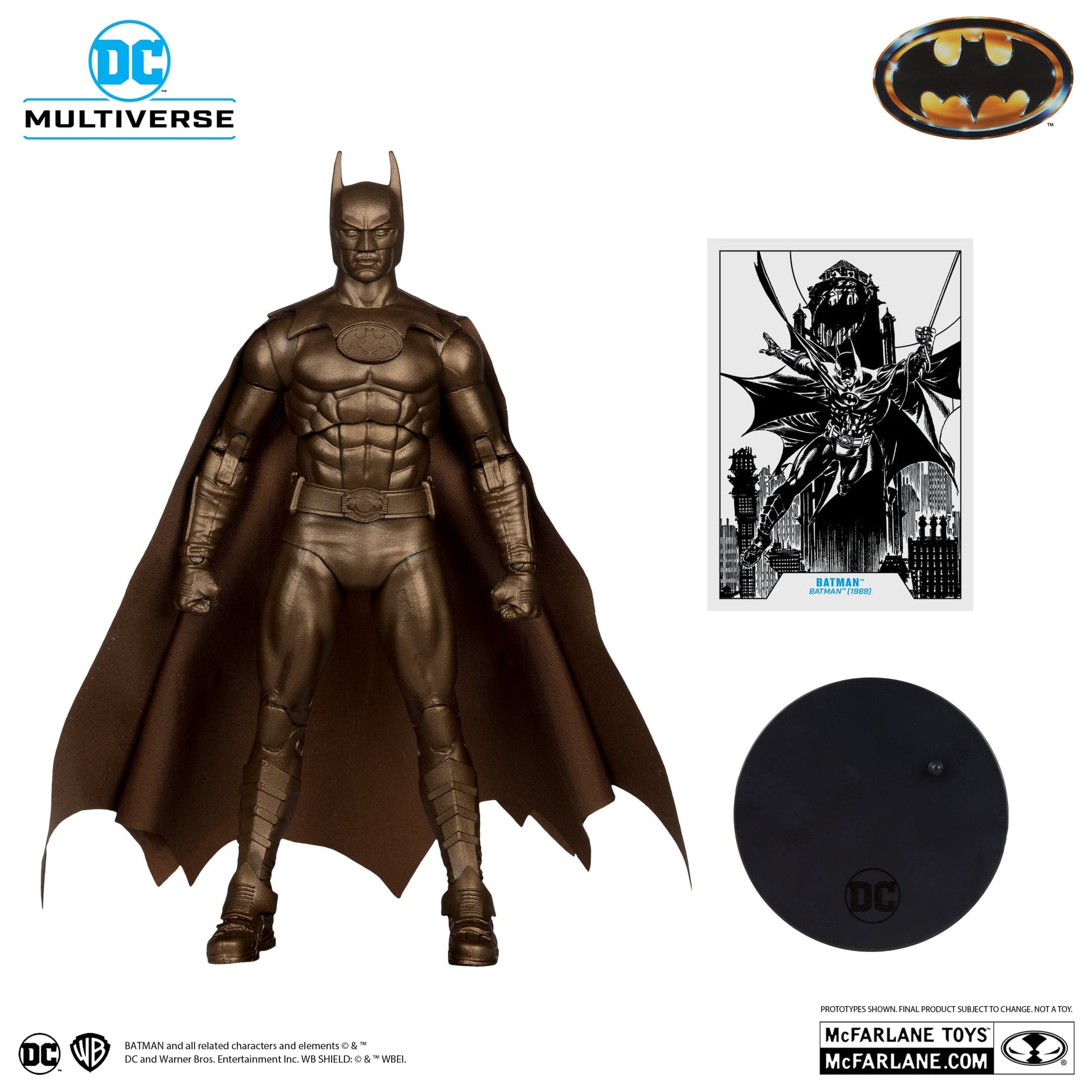 McFarlane Toys DC Multiverse Batman 1989 Bronze Platinum Version