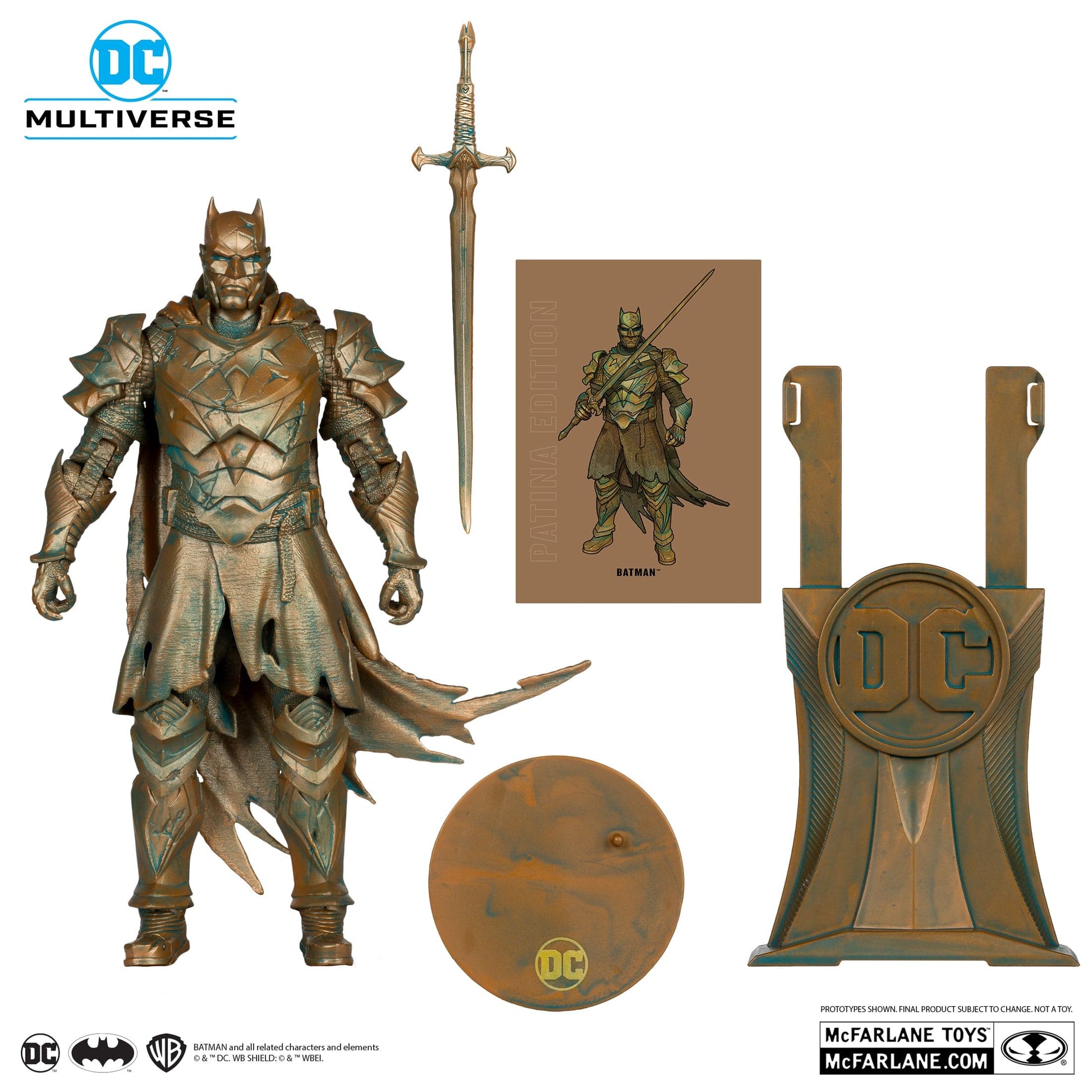 McFarlane Toys DC Multiverse Batman Dark Knights of Steel Patina Edition