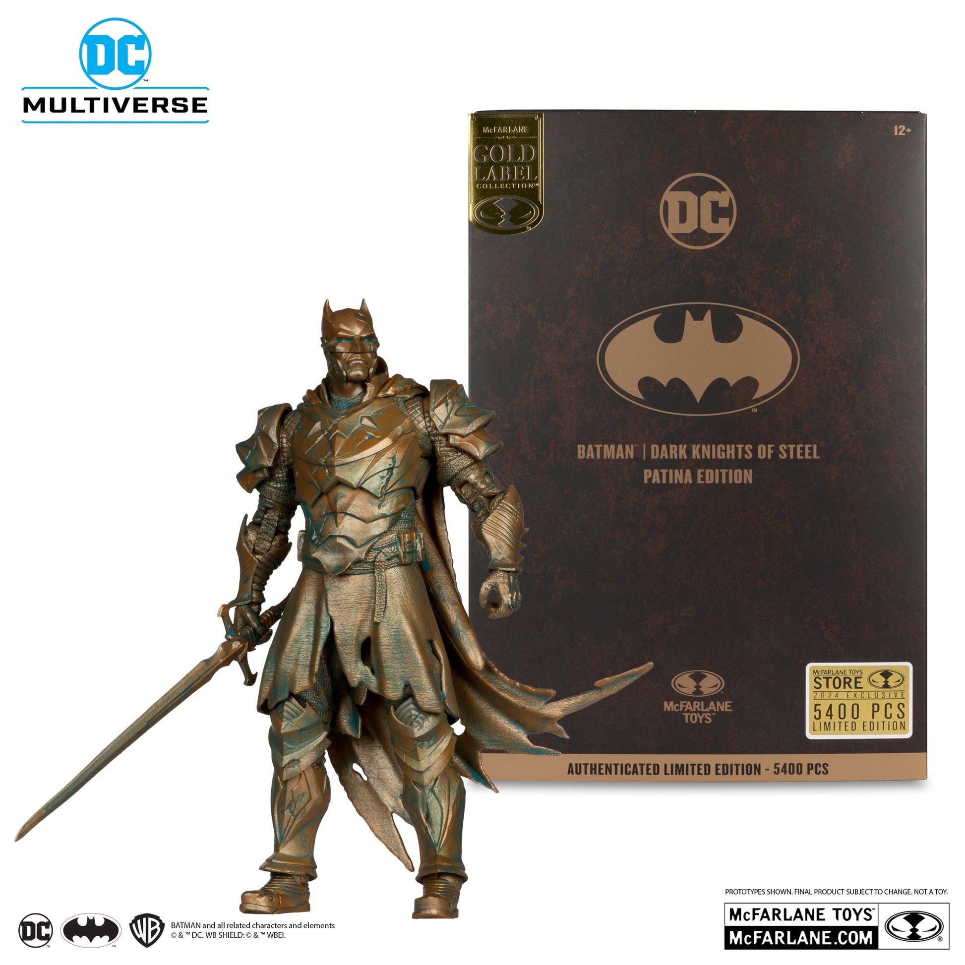 McFarlane Toys DC Multiverse Batman Dark Knights of Steel Patina Edition