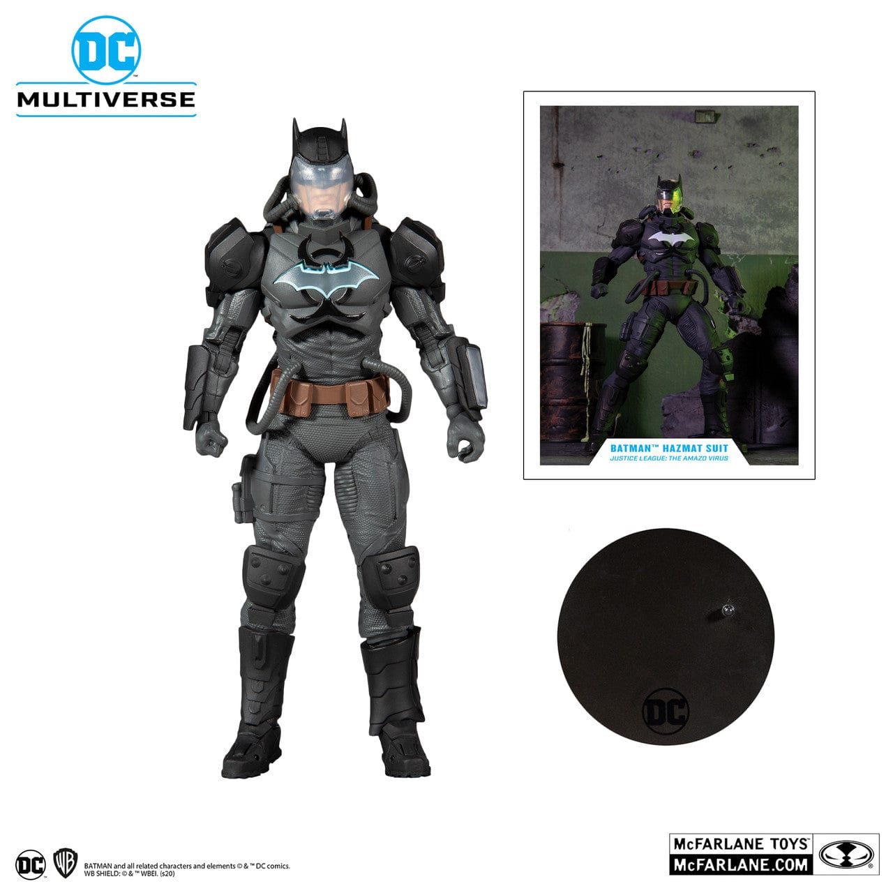 McFarlane Toys DC Multiverse Batman Hazmat Suit Justice League The Amazo Virus
