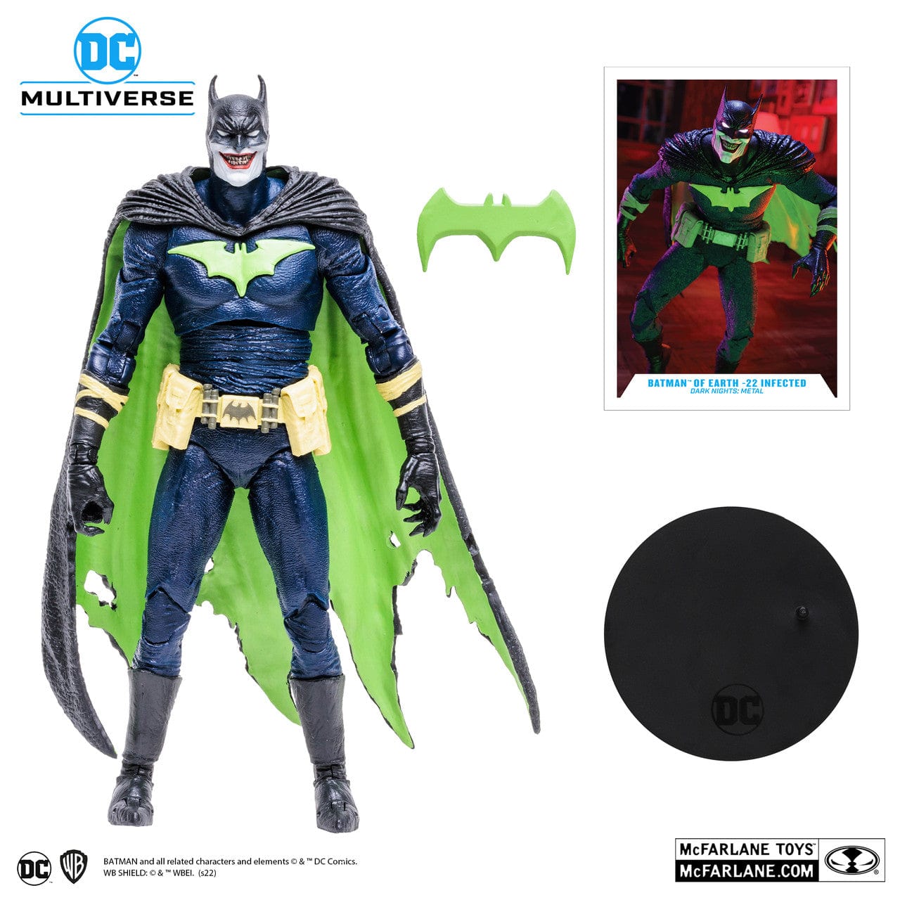 McFarlane Toys DC Multiverse Batman Of Earth 22 Infected Dark Nights Metal