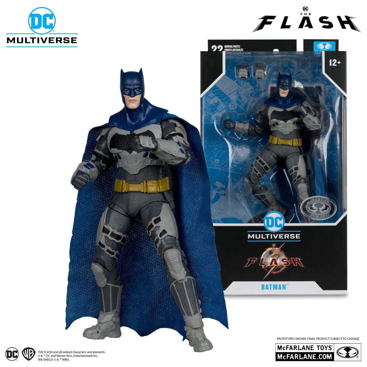 McFarlane Toys DC Multiverse Batman The Flash Movie Platinum Edition