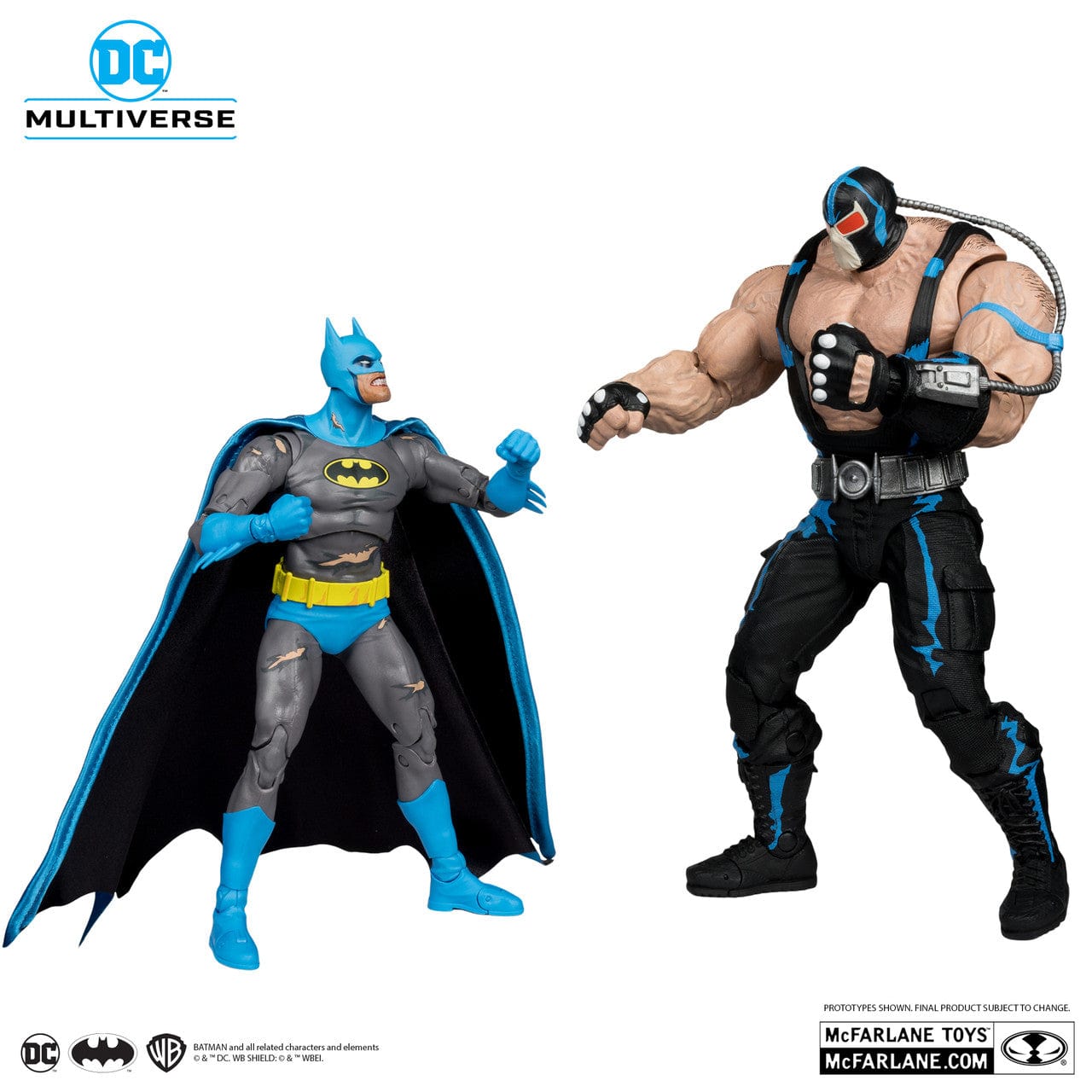 McFarlane Toys DC Multiverse Batman VS Bane Batman Knightfall