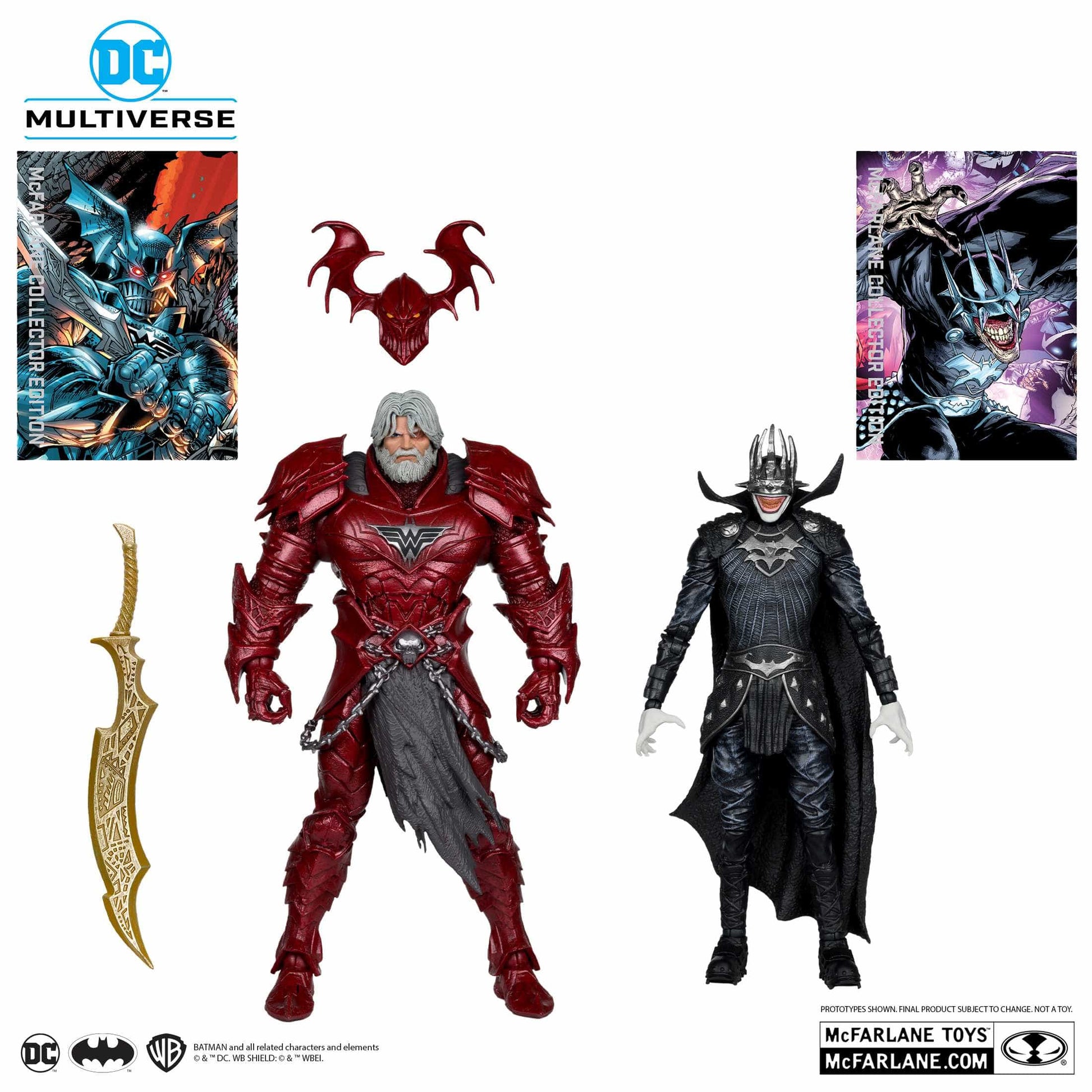 McFarlane Toys DC Multiverse Batman Who laughs & The Merciless 2 Pack