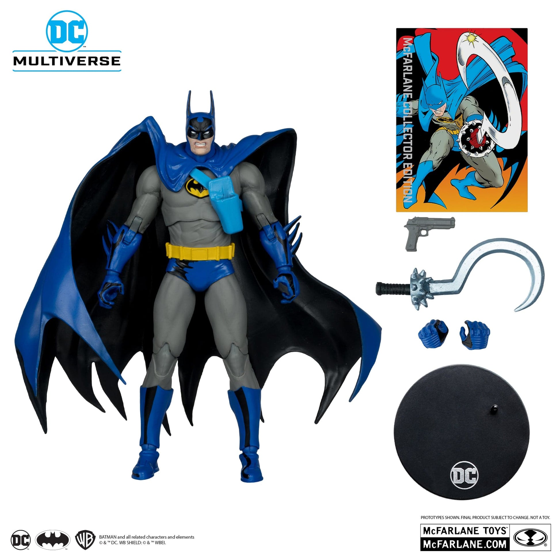 McFarlane Toys DC Multiverse Batman Year 2 Platinum Version