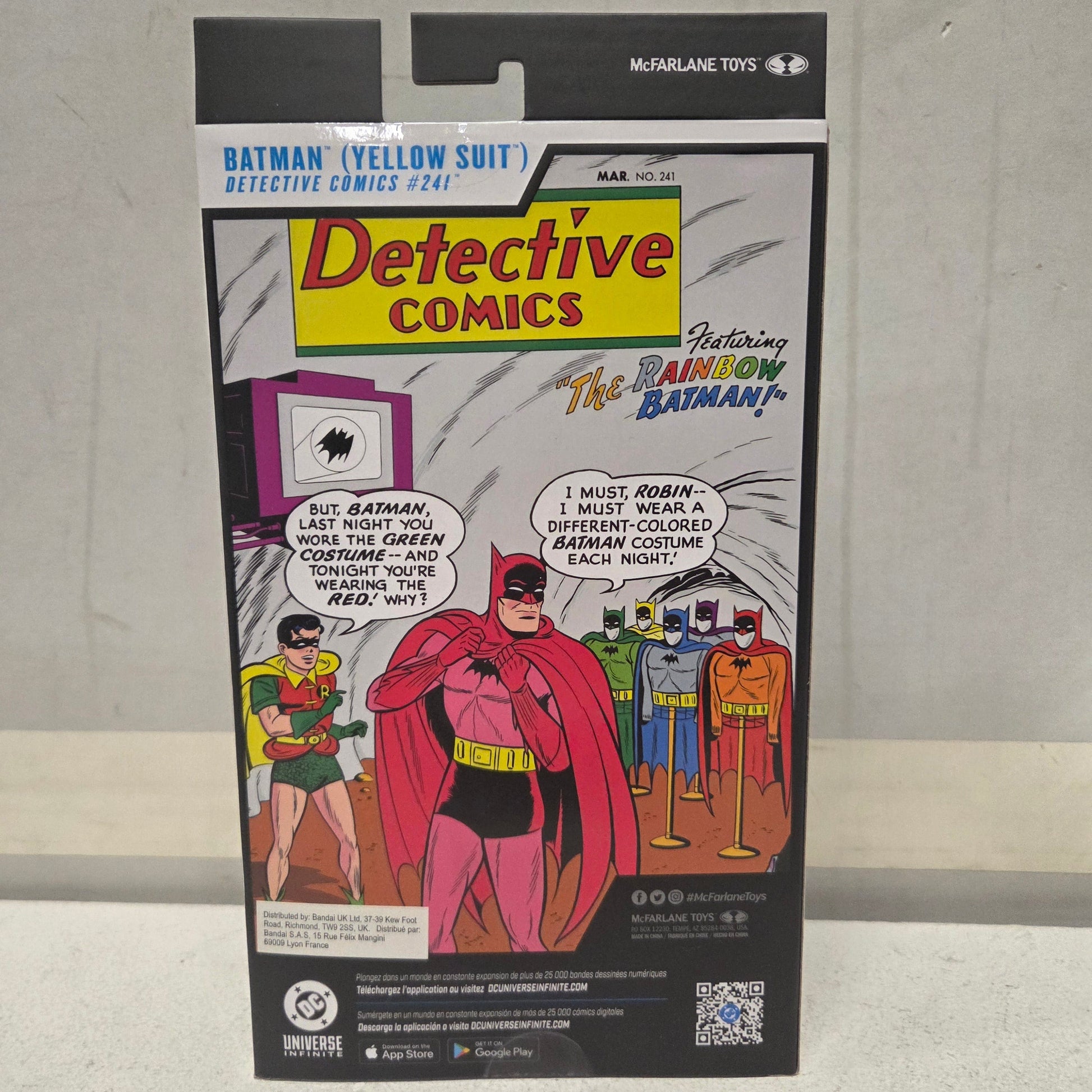 McFarlane Toys DC Multiverse Batman Yellow Suit Detective Comics #241
