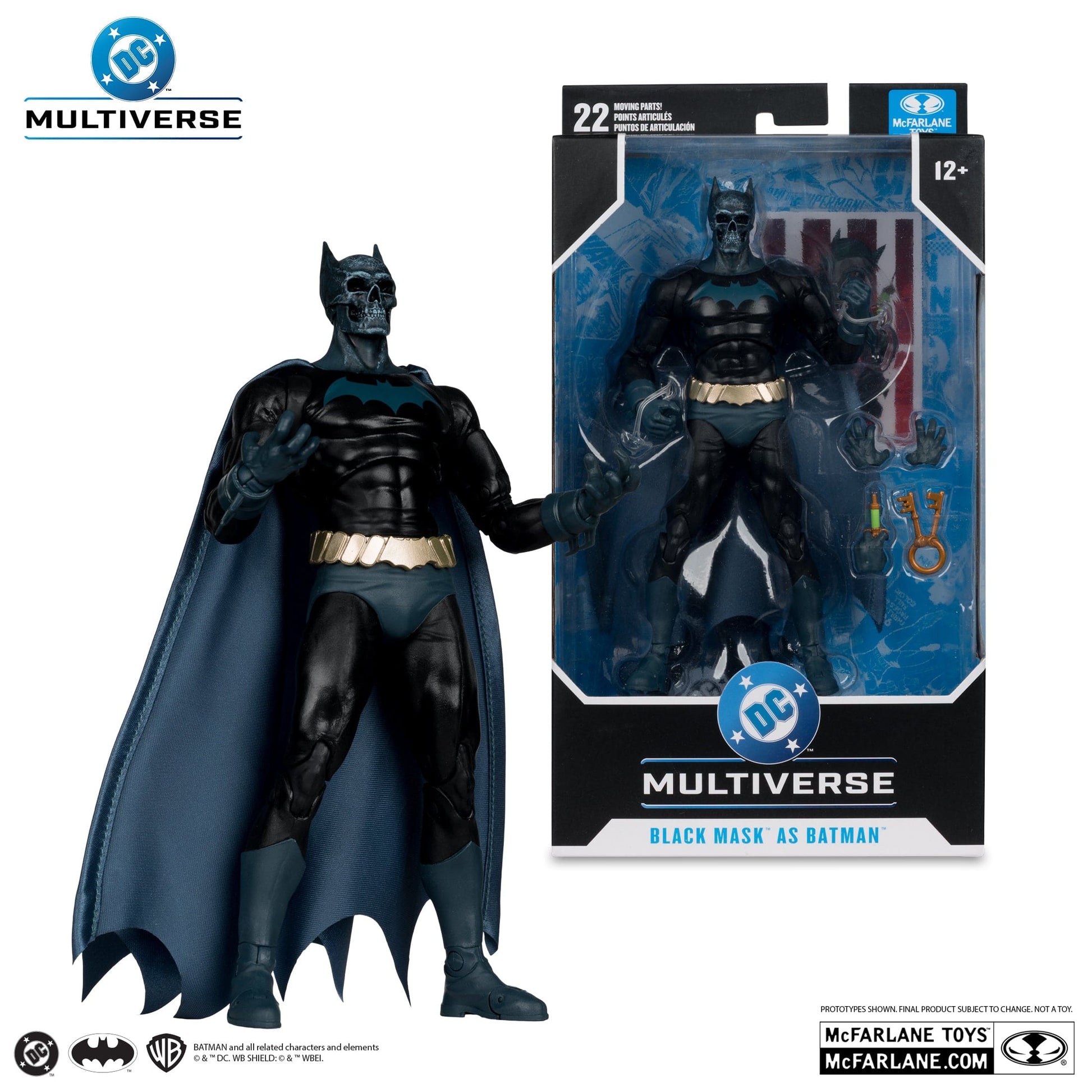 McFarlane Toys DC Multiverse Black Mask As Batman Beneath the Mask Action Figure