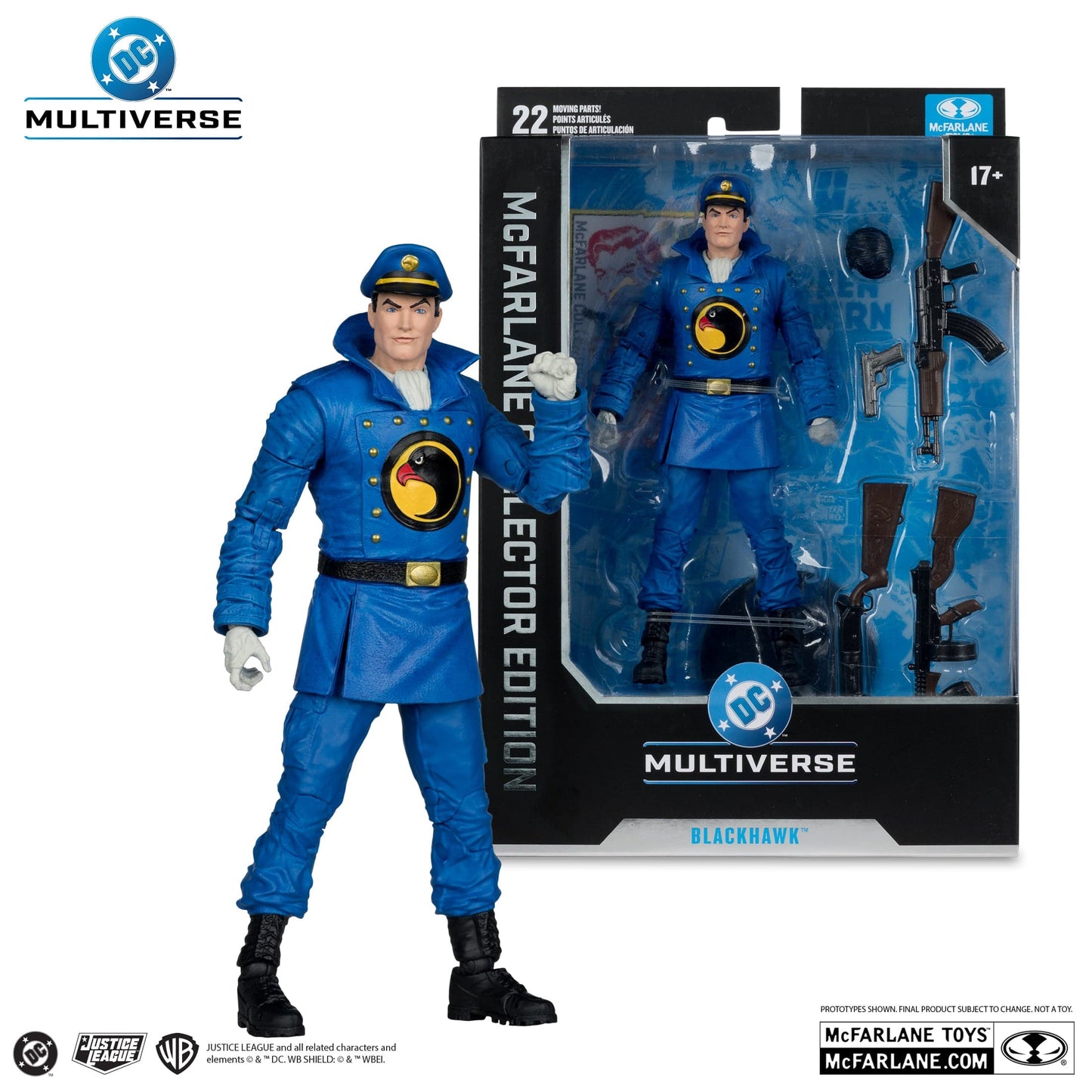 McFarlane Toys DC Multiverse Blackhawk DC Classic Action Figure